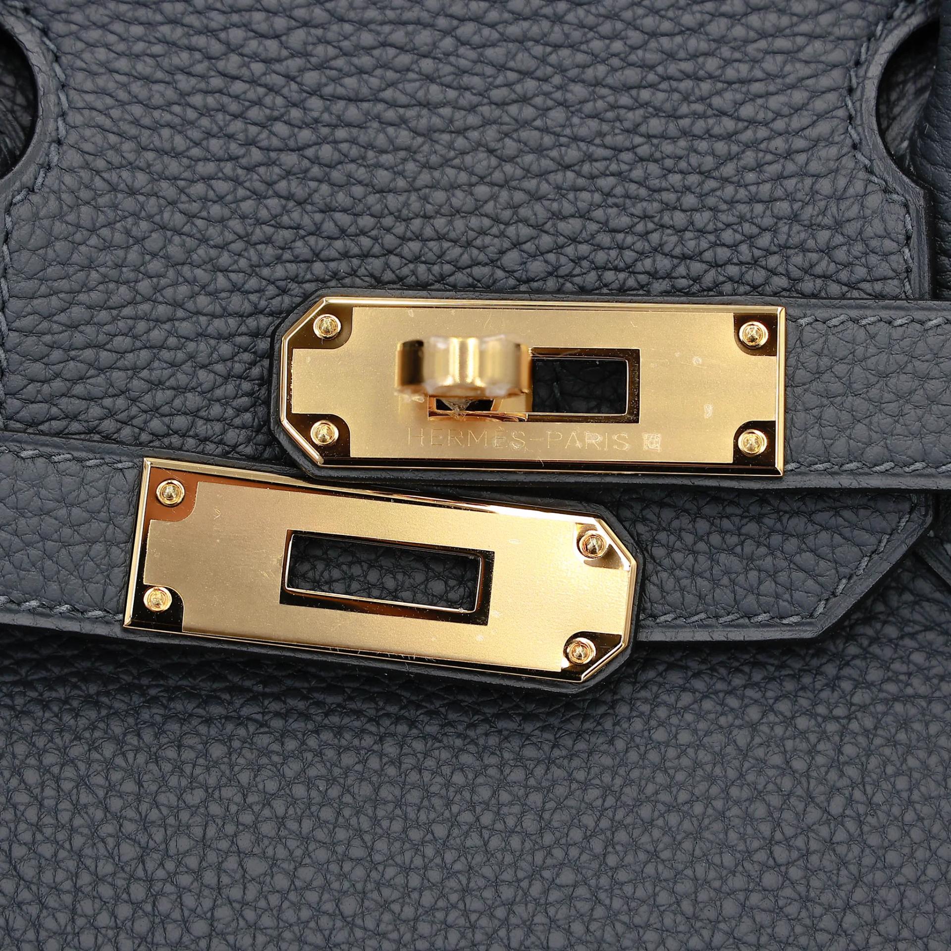 Brand New ( Rank N ) HERMÈS Birkin 30 Gris misty (H0) Togo Gold hardware G (2026) - 8