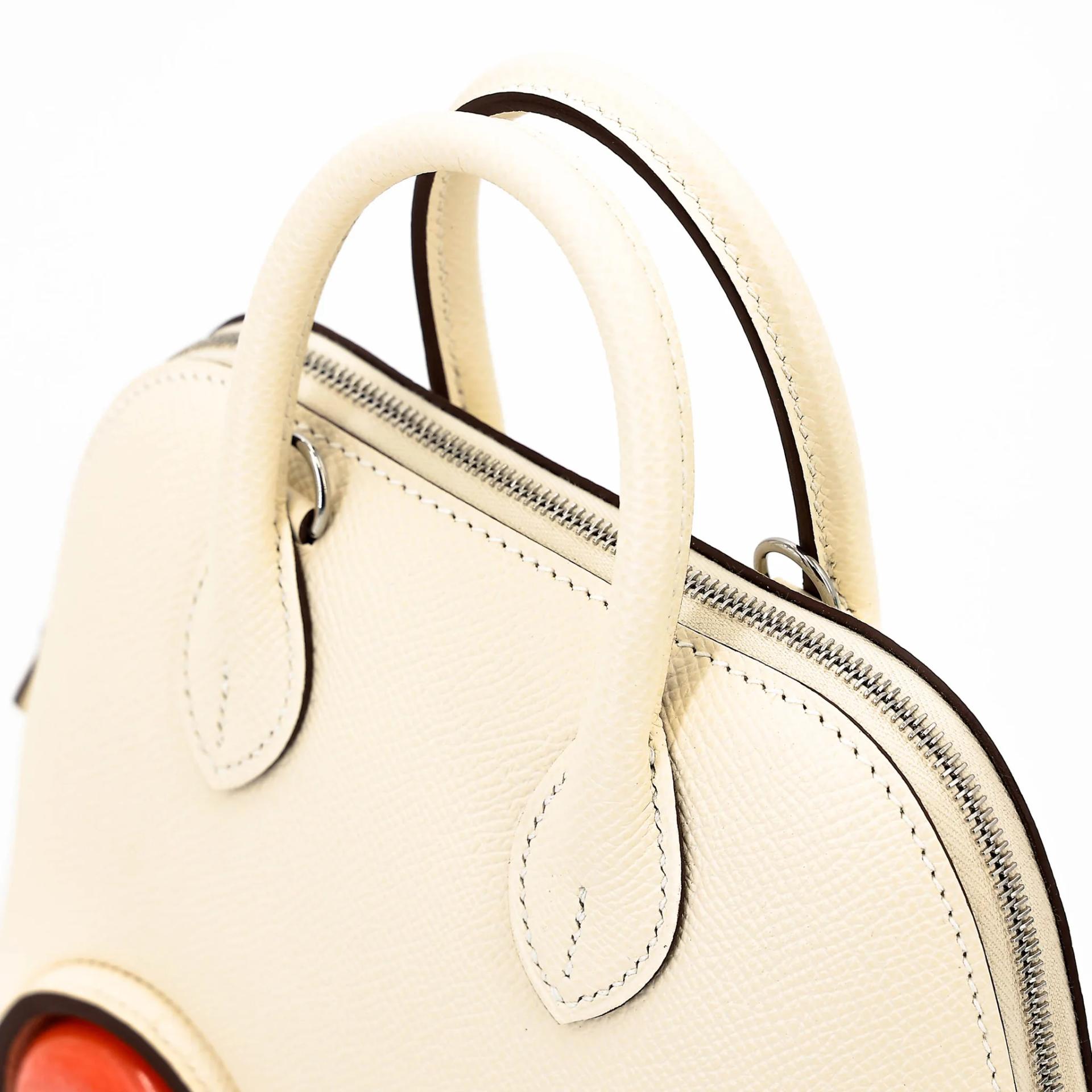 Brand New ( Rank N ) HERMÈS Limited Edition Bolide On Wheels Nata (I2) Orange (93) Epsom Palladium hardware G (2026) - 3