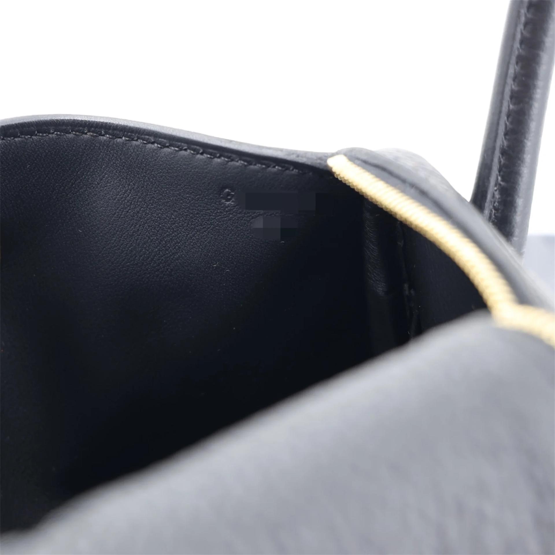 Brand New ( Rank N ) HERMÈS Mini Lindy Noir (89) Clemence Gold hardware G (2026) - 12