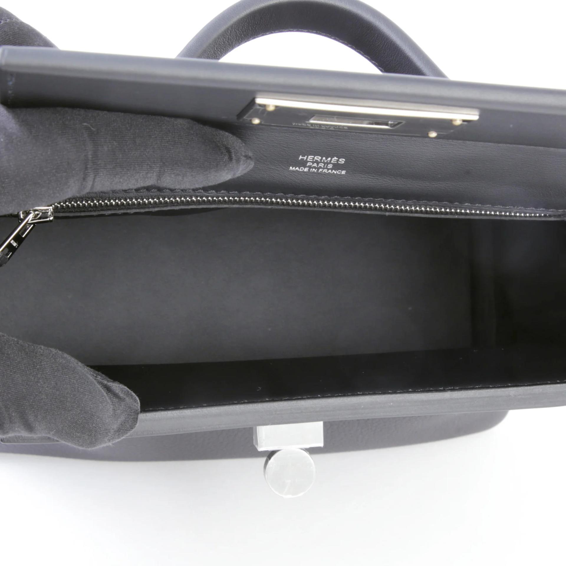 ランク N 新品 HERMÈS エルメス ヴァンキャトルミニ ブラック (89) スイフト トゴ シルバー金具 G刻印 (2026) - 11