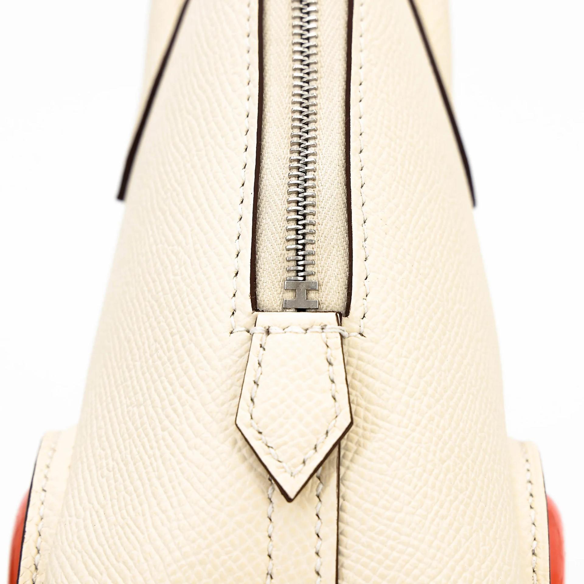 Brand New ( Rank N ) HERMÈS Limited Edition Bolide On Wheels Nata (I2) Orange (93) Epsom Palladium hardware G (2026) - 10