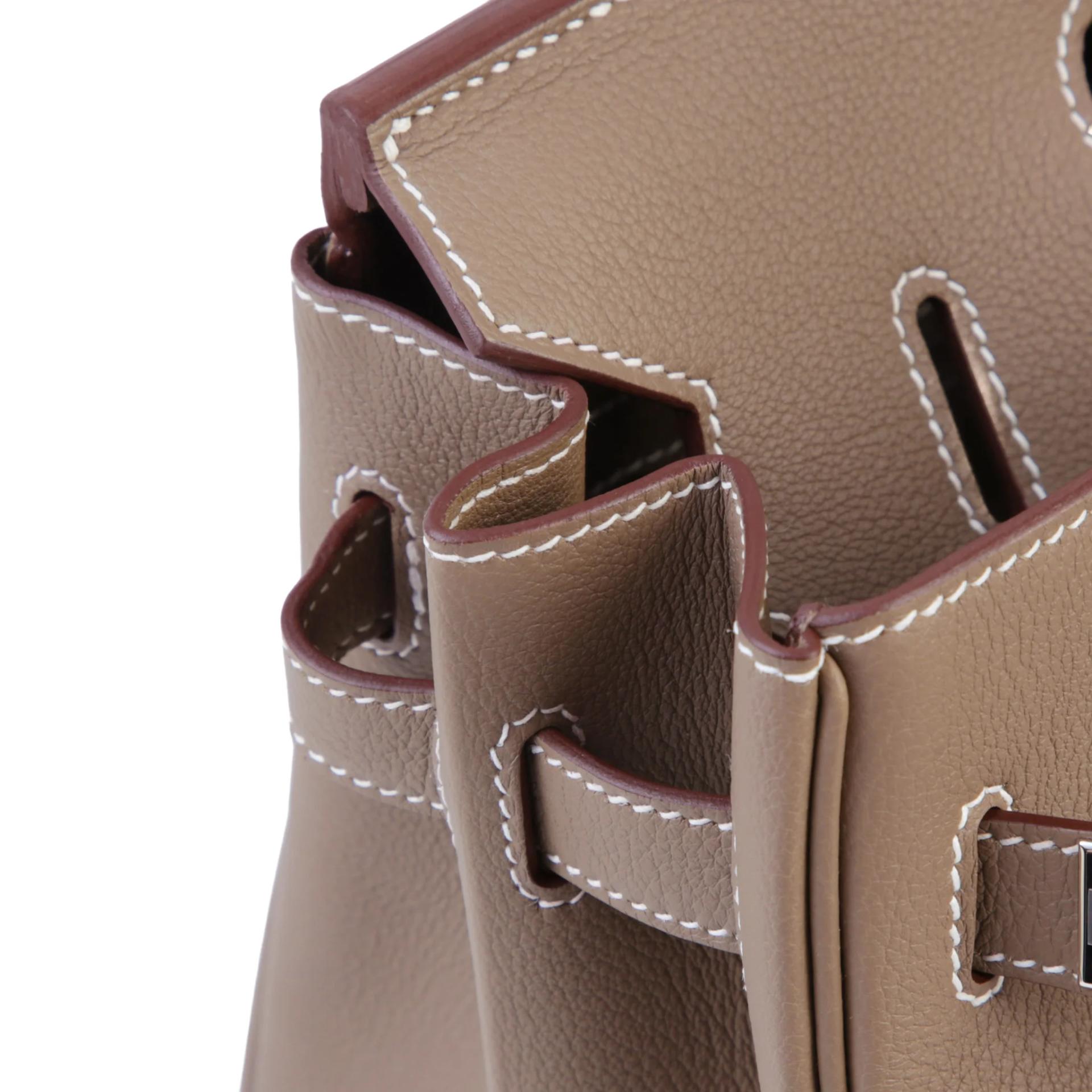 Brand New ( Rank N ) HERMÈS Birkin 30 Etoupe (18) Togo Palladium hardware G (2026) - 12