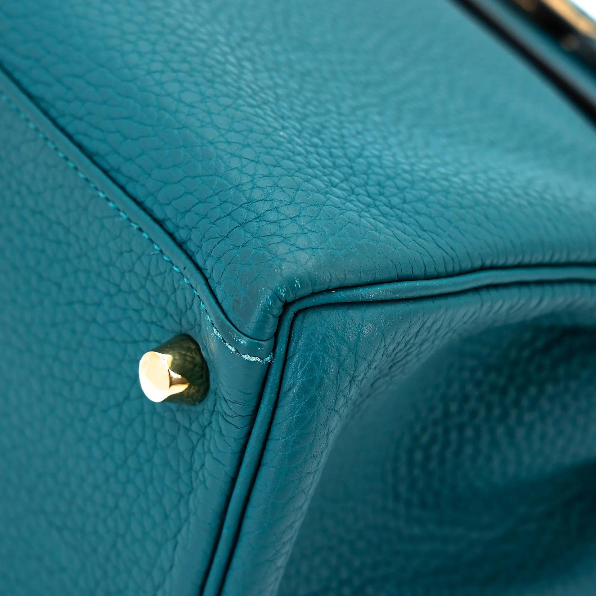 Very Good ( Rank A) HERMÈS Kelly 28 Colvert (1P) Togo Gold hardware D (2019) - 8