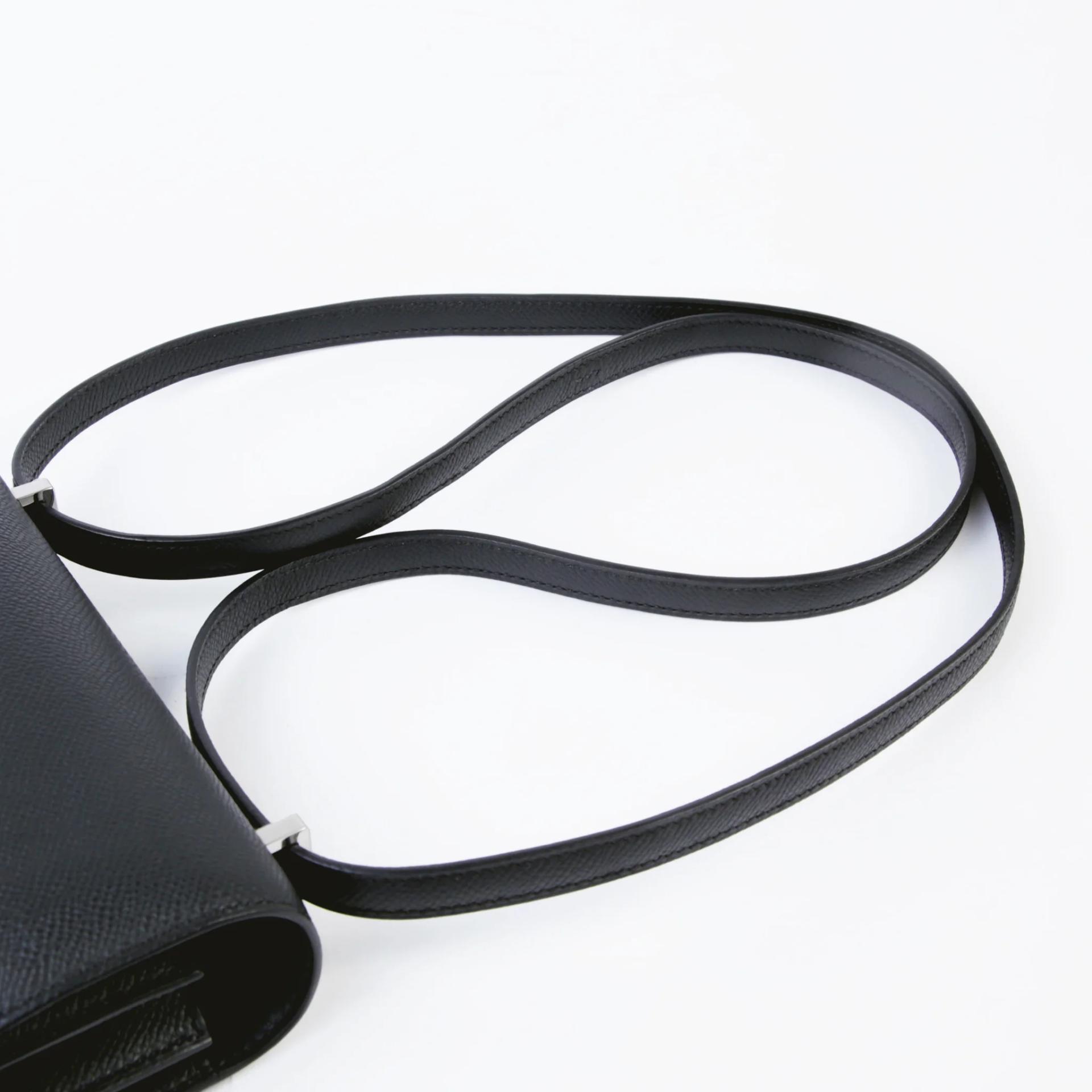 Brand New ( Rank N ) HERMÈS Constance Mini 19 Mirror Noir (89) Epsom Palladium hardware G (2026) - 3