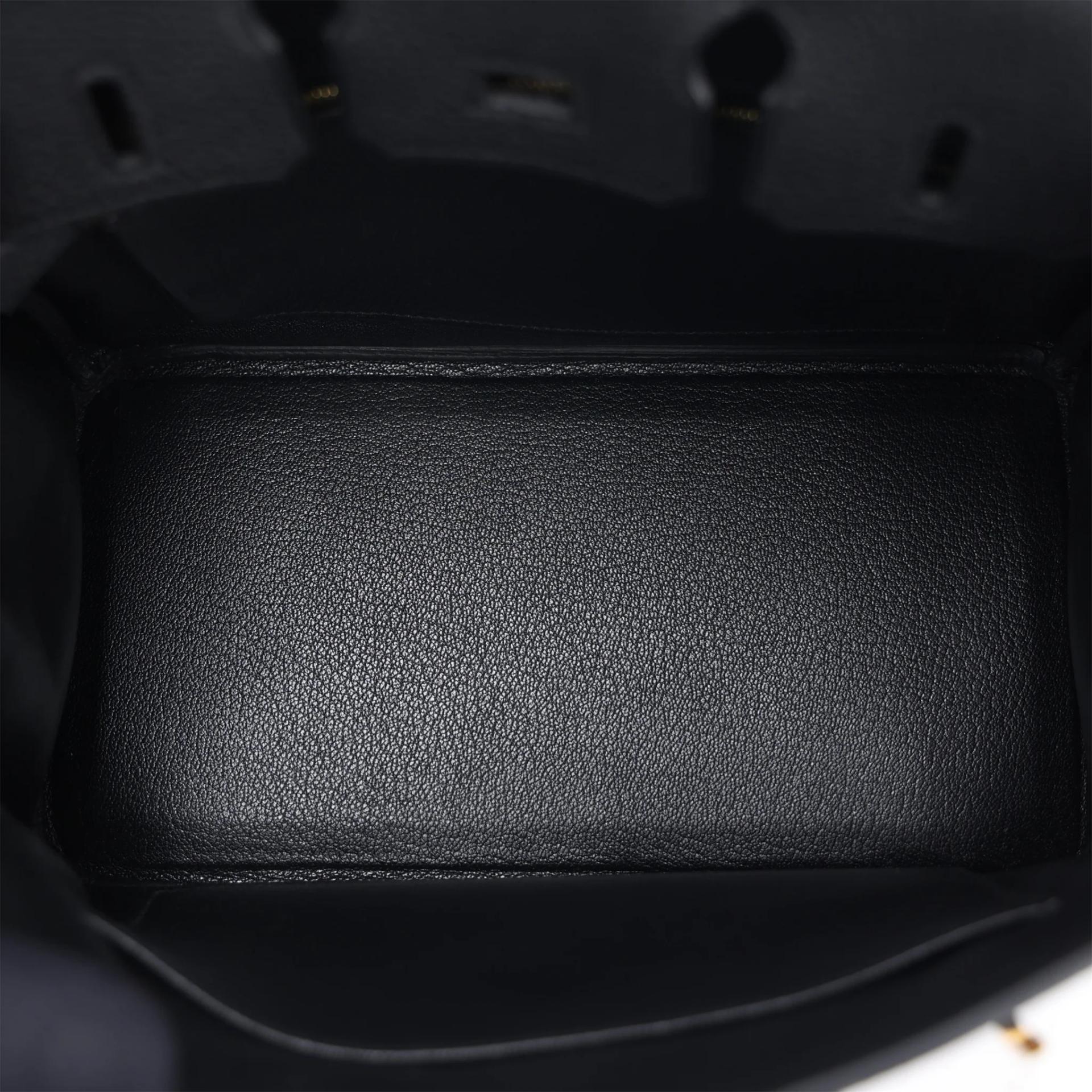 Brand New ( Rank N ) HERMÈS Birkin 25 Noir (89) Togo Gold hardware G (2026) - 11