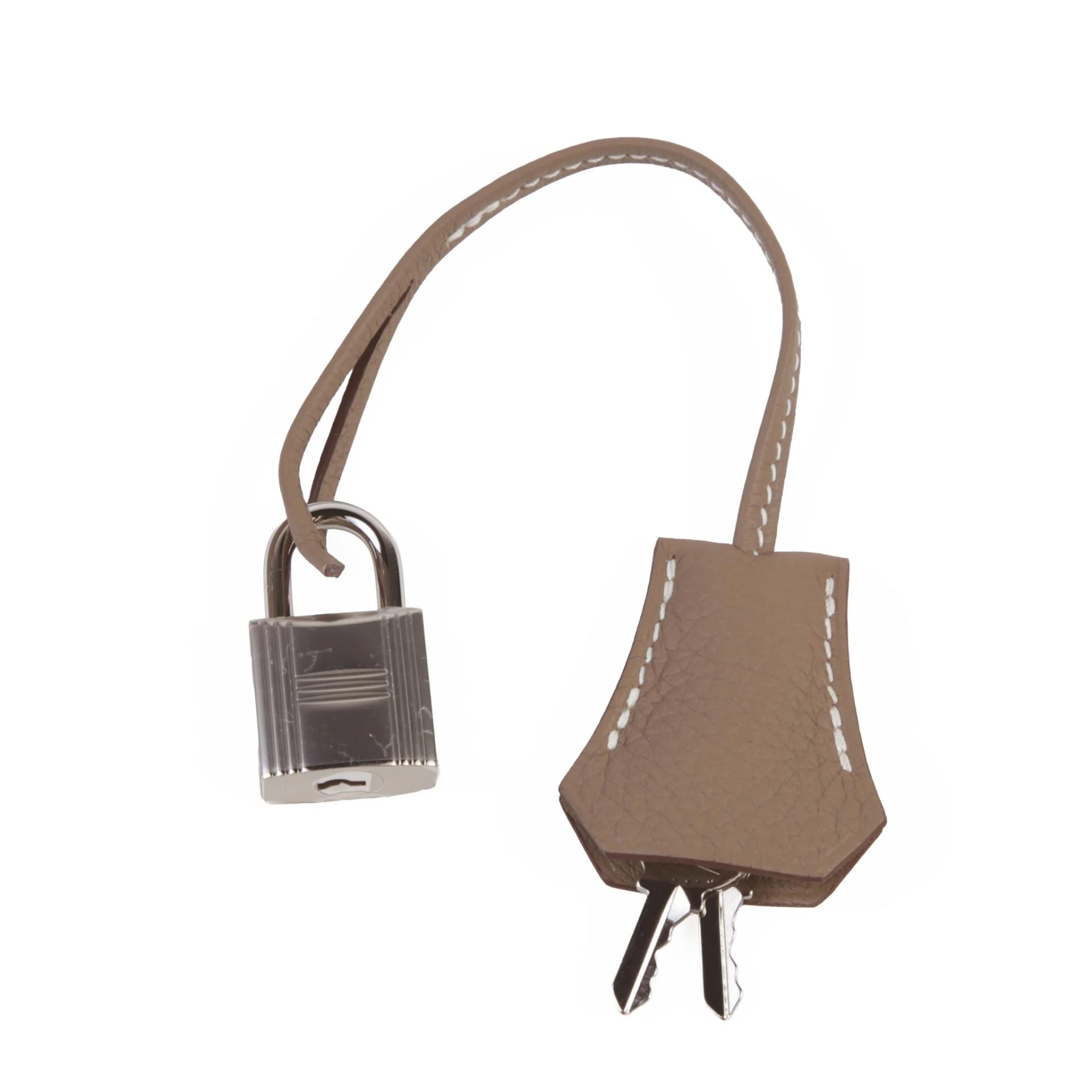 Brand New ( Rank N ) HERMÈS Birkin 25 Etoupe (18) Togo Palladium hardware G (2026) - 14