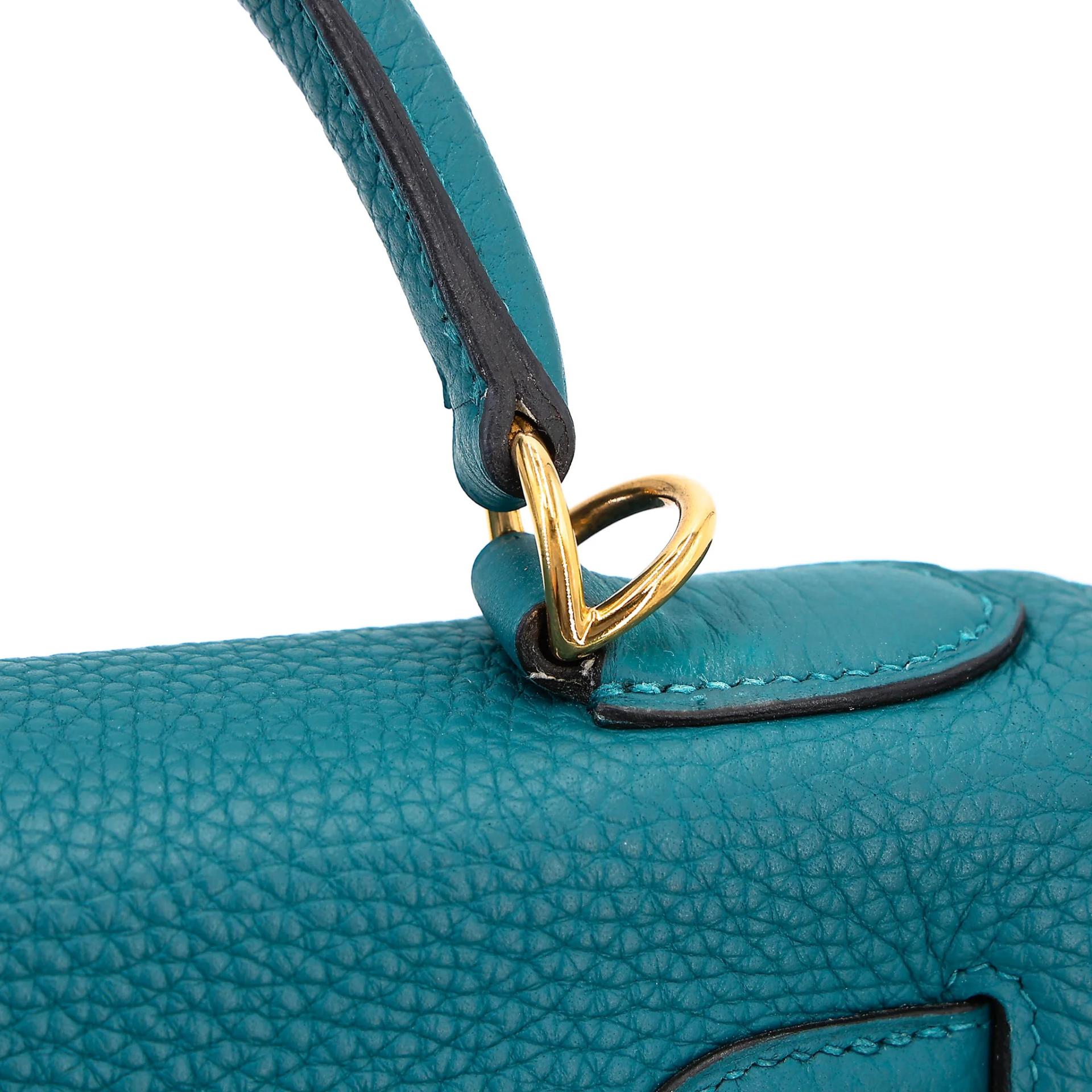 Very Good ( Rank A) HERMÈS Kelly 28 Colvert (1P) Togo Gold hardware D (2019) - 13