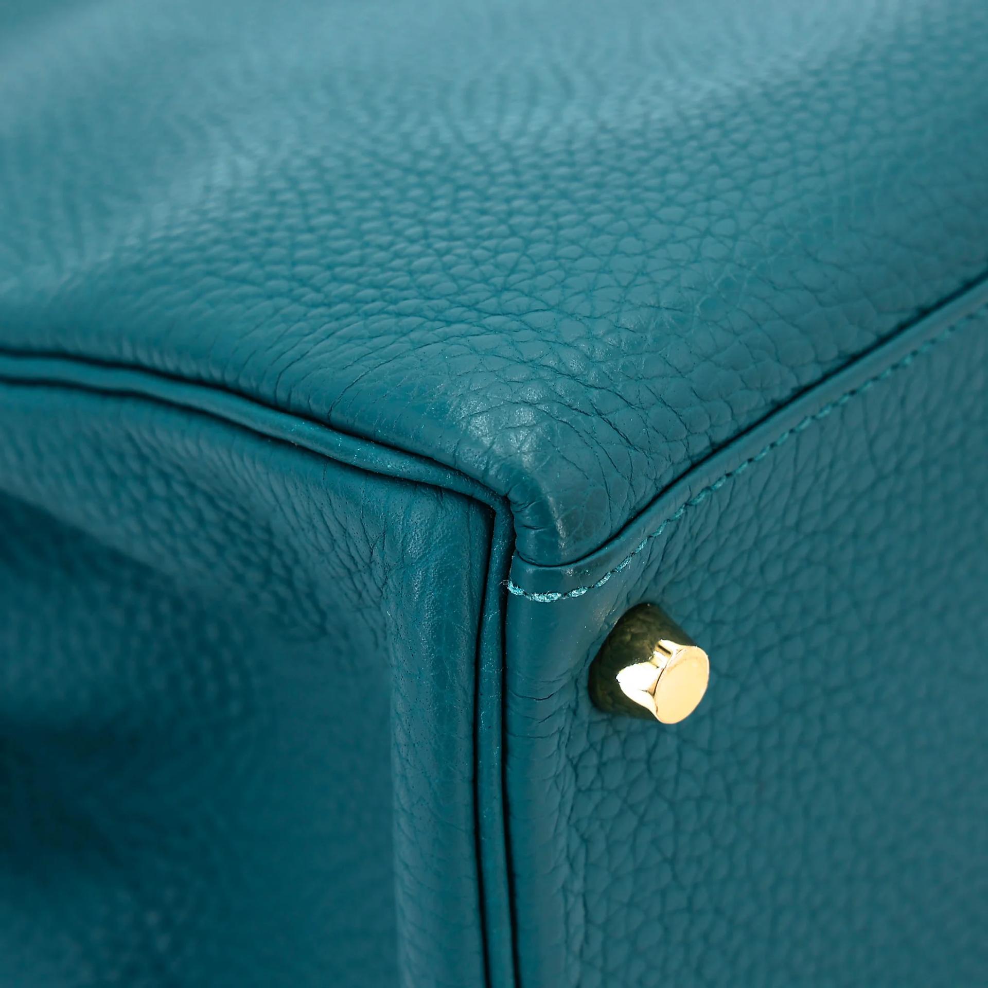Very Good ( Rank A) HERMÈS Kelly 28 Colvert (1P) Togo Gold hardware D (2019) - 11