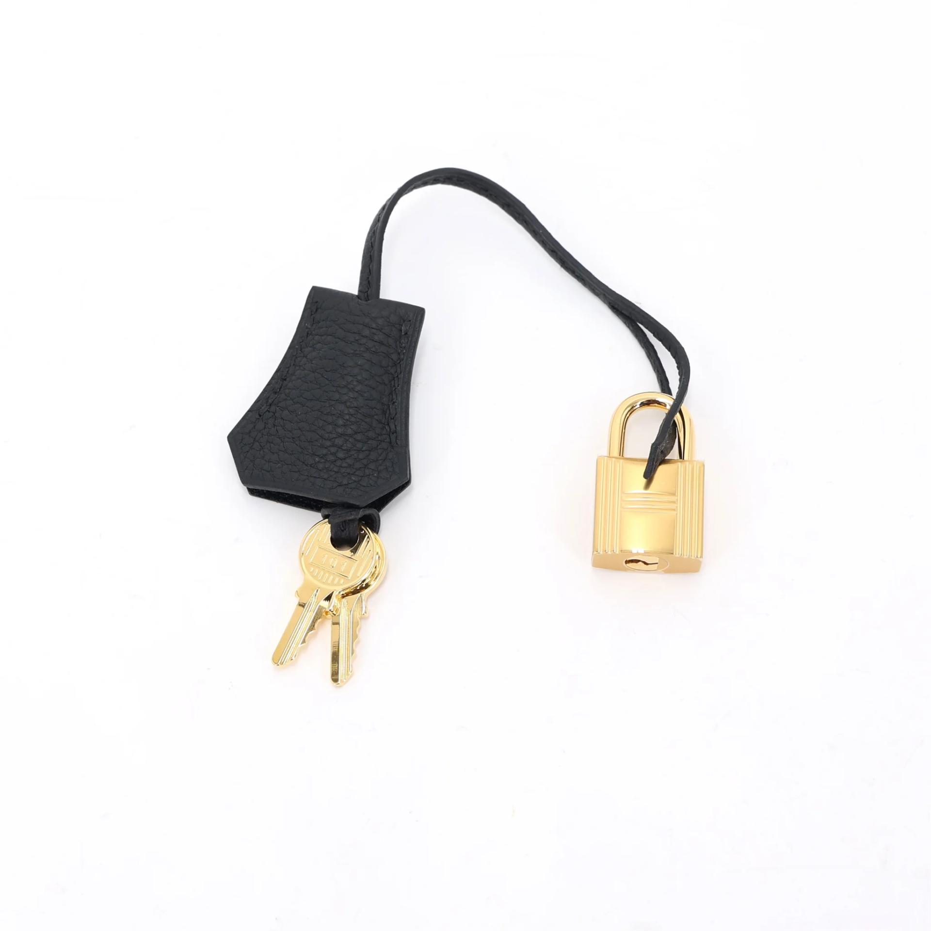 Brand New ( Rank N ) HERMÈS Birkin 25 Noir (89) Togo Gold hardware G (2026) - 17