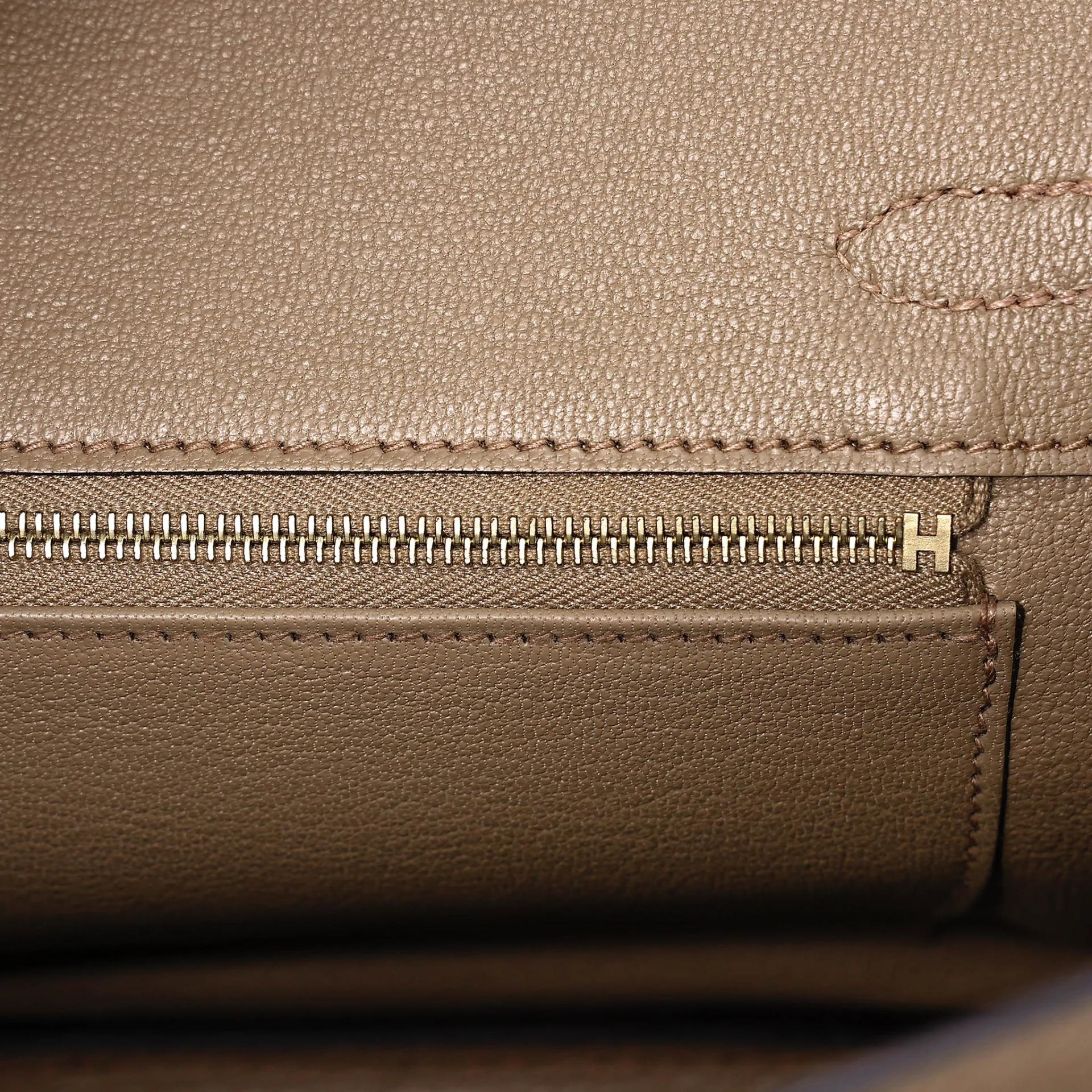Brand New ( Rank N ) HERMÈS Birkin 25 Beige Marfa (8Q) Togo Gold hardware W (2024) - 10