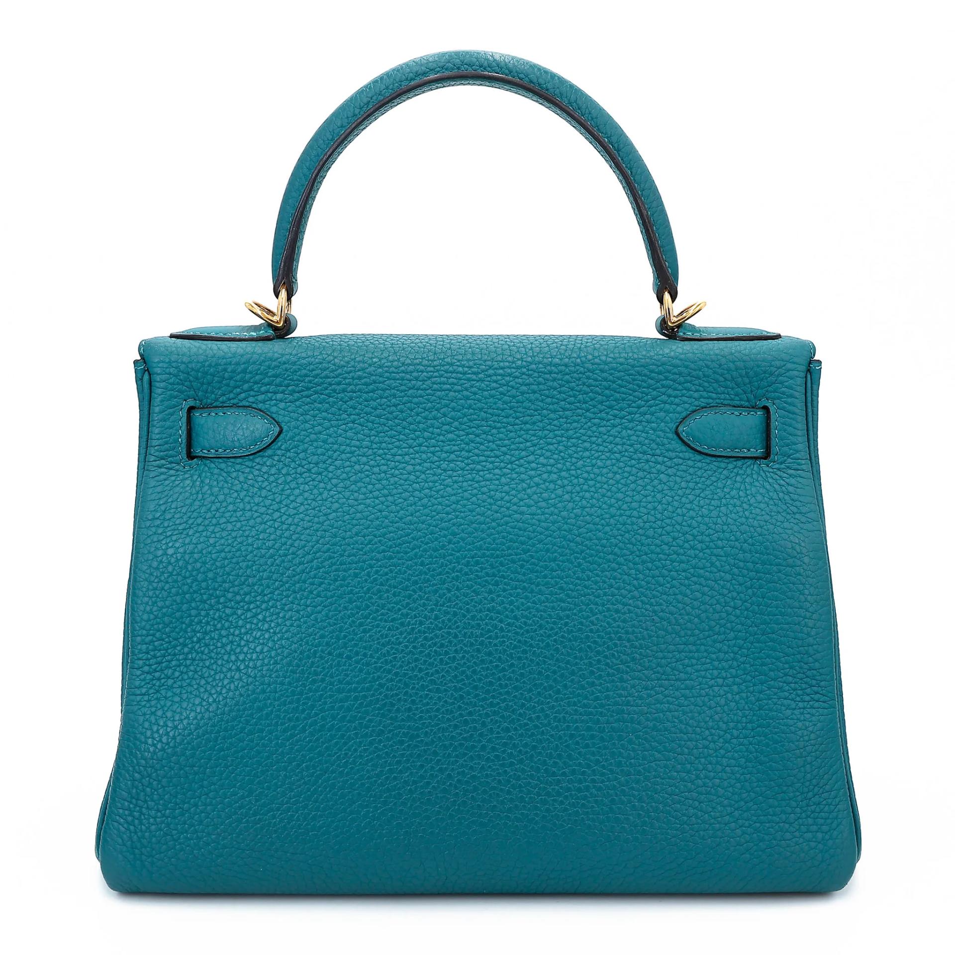 Very Good ( Rank A) HERMÈS Kelly 28 Colvert (1P) Togo Gold hardware D (2019) - 2