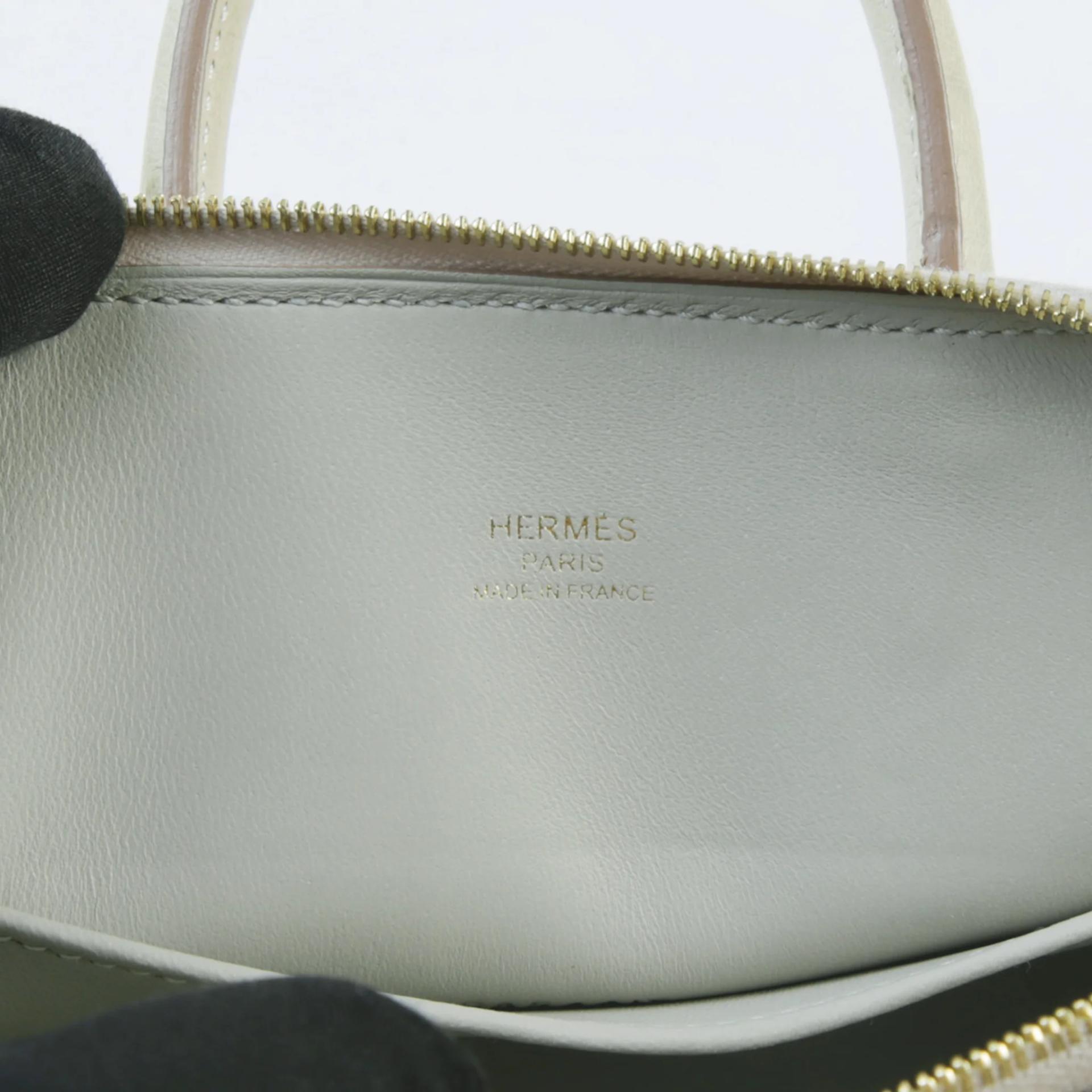 ランク A HERMÈS エルメス ボリード1923 ミニ グリパール (80) オーストリッチ ゴールド金具 U刻印 - 9