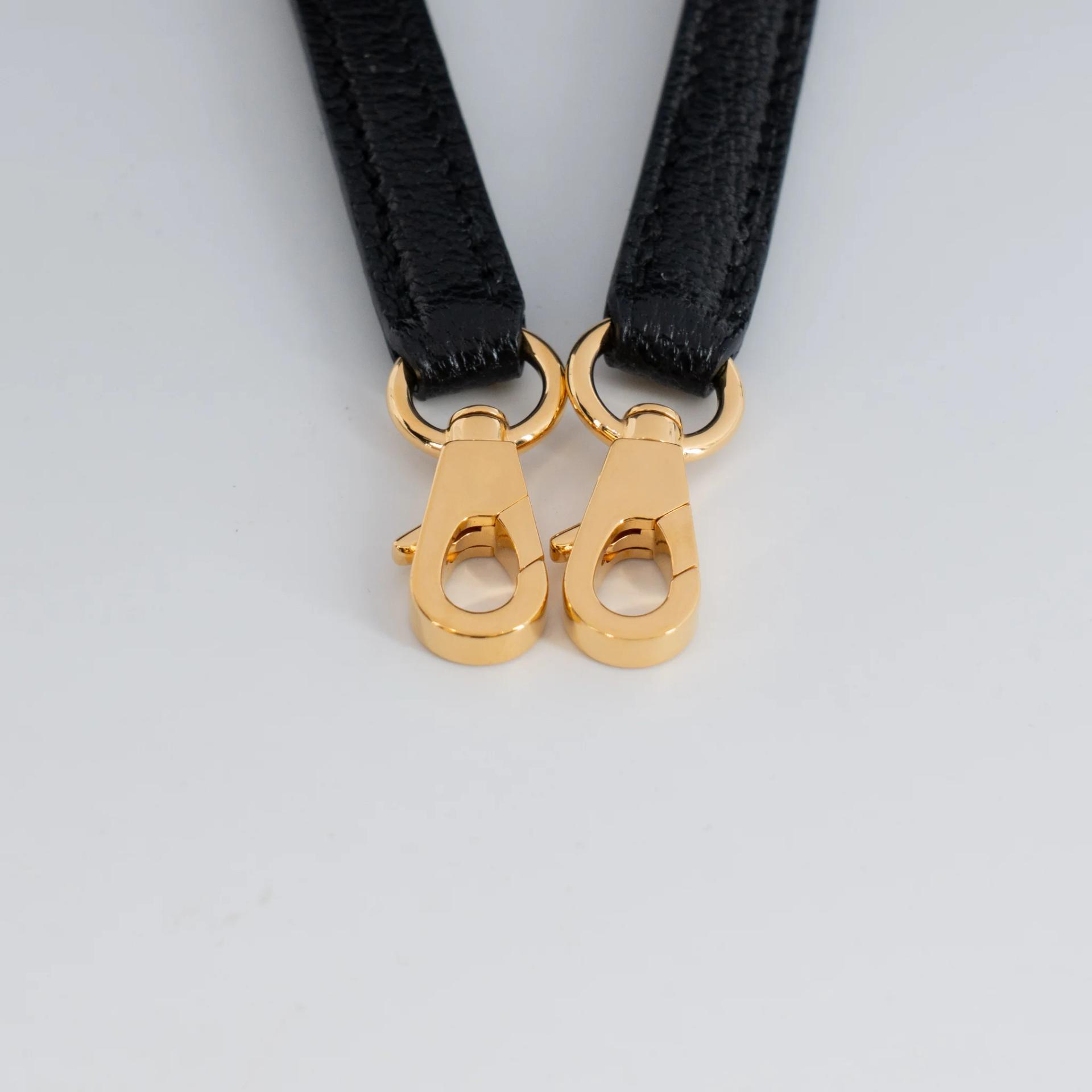 Excellent ( Rank SA ) HERMÈS Mini Bolide 1923 Noir (89) Chevre Gold hardware K (2025) - 22