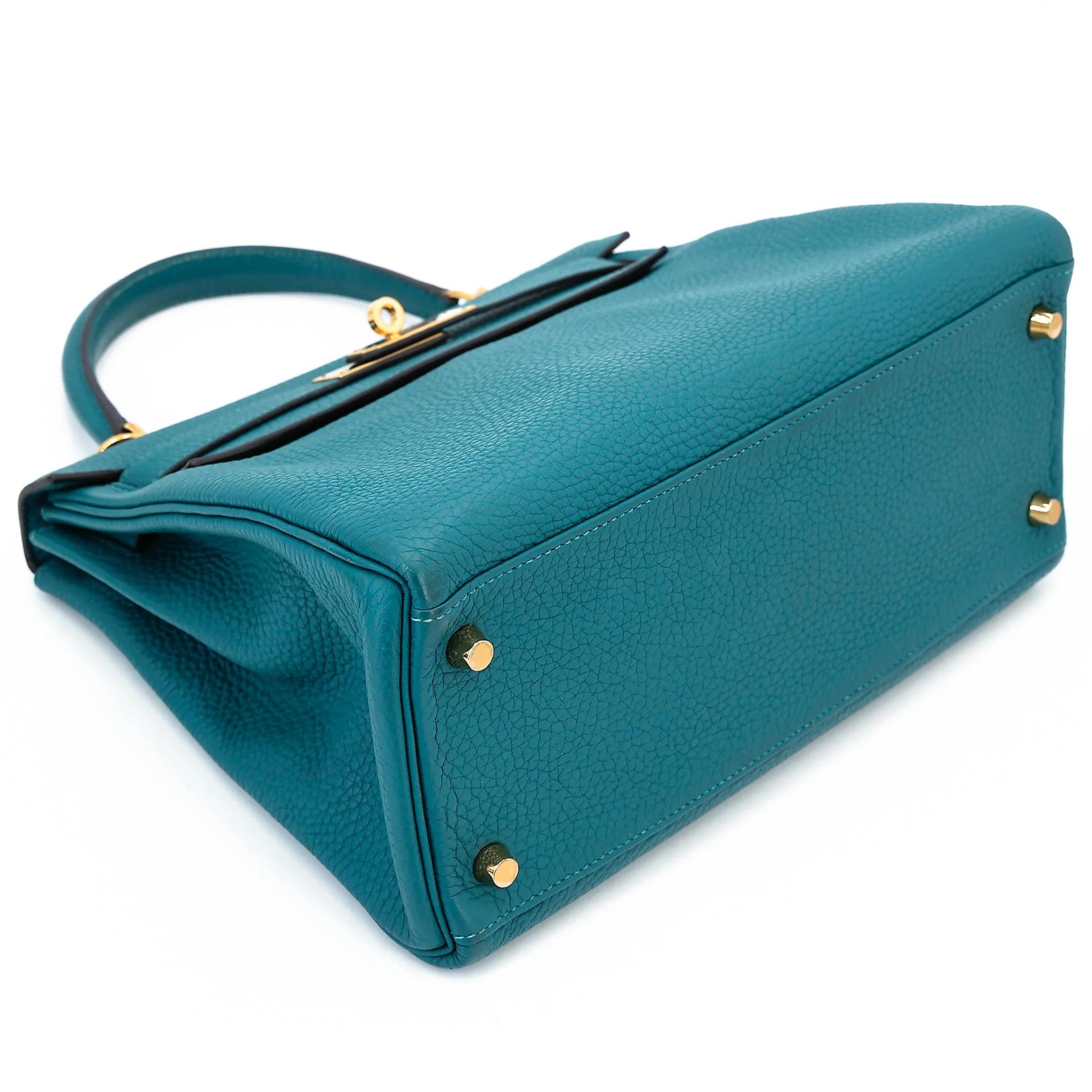 Very Good ( Rank A) HERMÈS Kelly 28 Colvert (1P) Togo Gold hardware D (2019) - 5