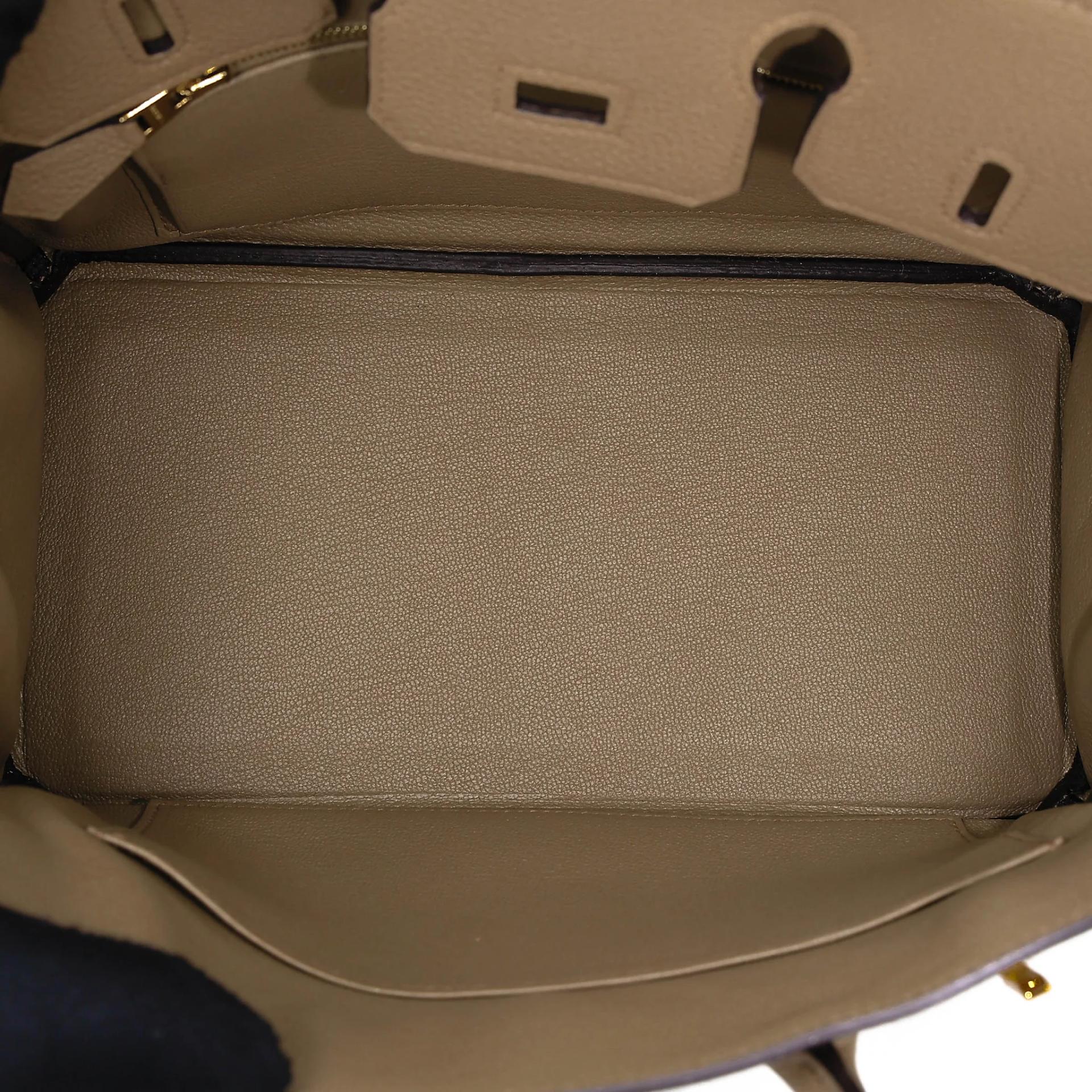 Brand New ( Rank N ) HERMÈS Birkin 25 Beige Marfa (8Q) Togo Gold hardware W (2024) - 14