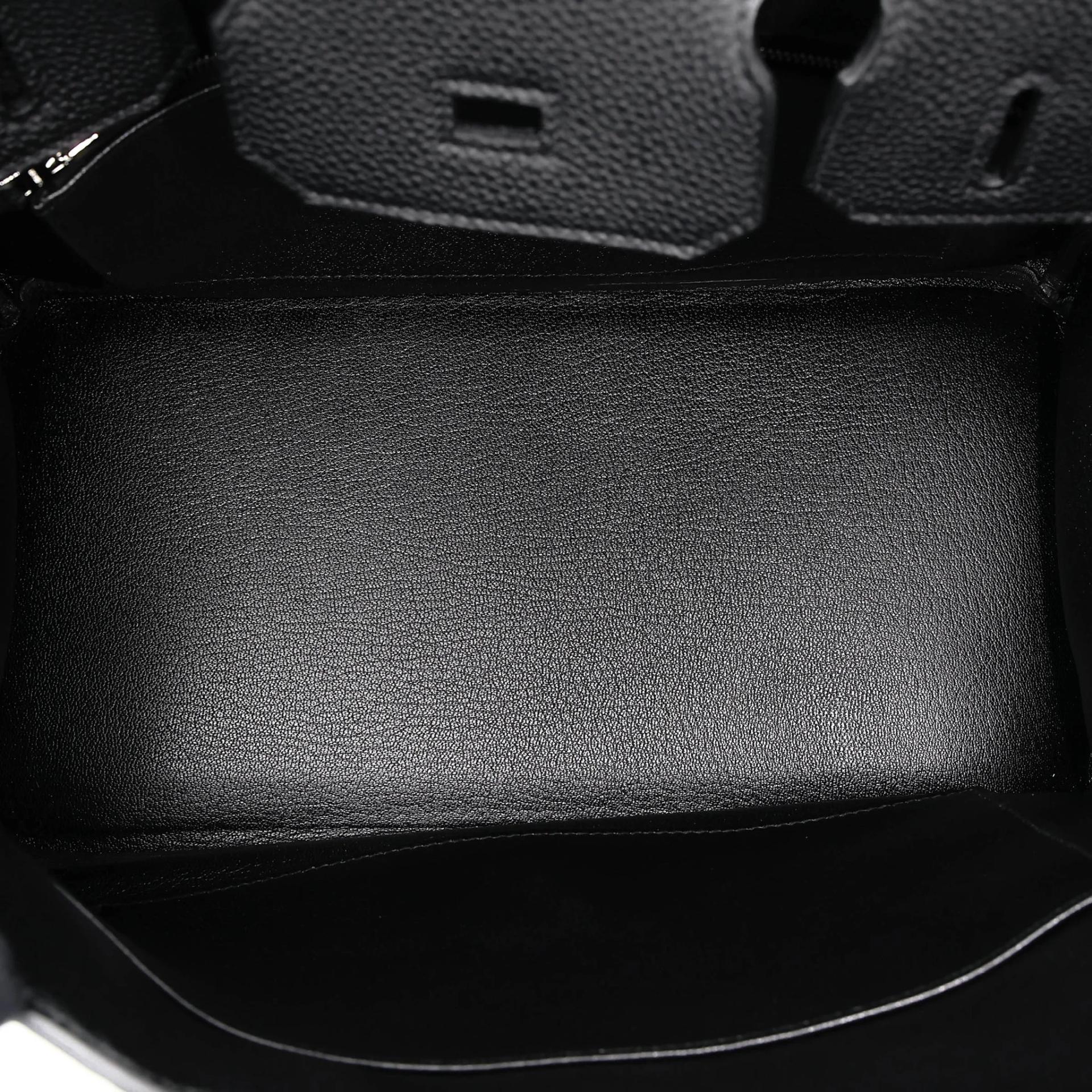 Brand New ( Rank N ) HERMÈS Birkin 30 Noir (89) Togo Palladium hardware G (2026) - 15