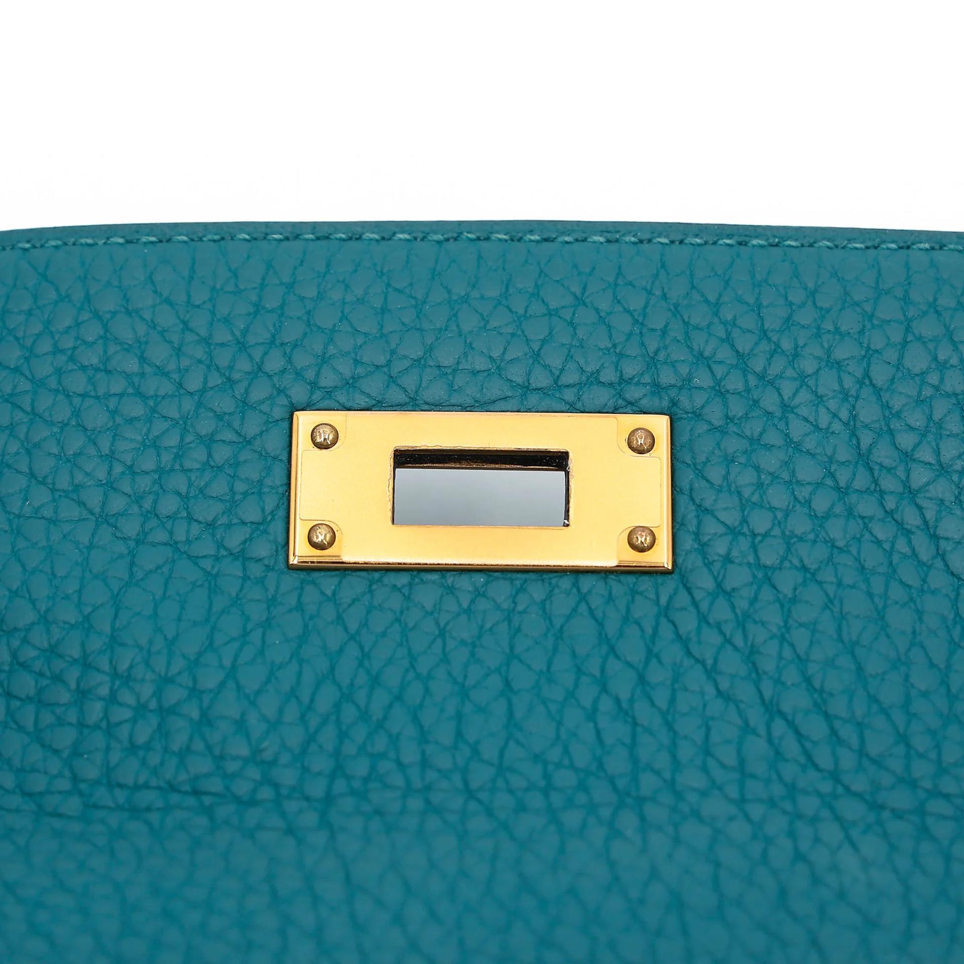 Very Good ( Rank A) HERMÈS Kelly 28 Colvert (1P) Togo Gold hardware D (2019) - 20