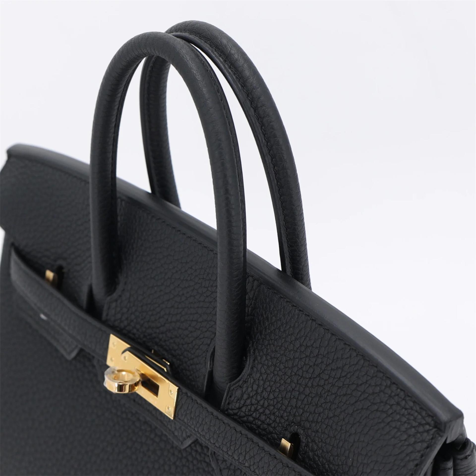 Brand New ( Rank N ) HERMÈS Birkin 25 Noir (89) Togo Gold hardware G (2026) - 3