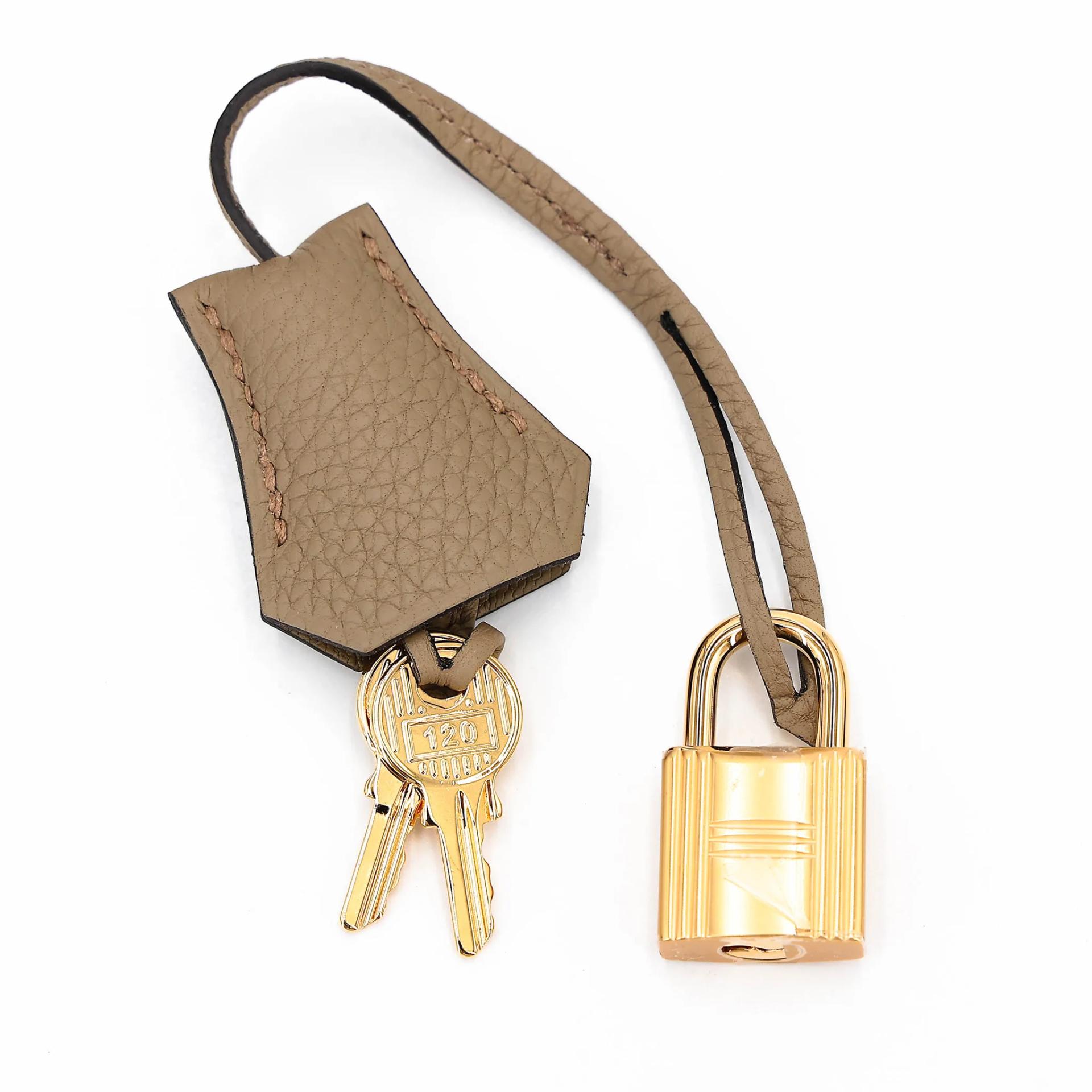 Brand New ( Rank N ) HERMÈS Birkin 25 Beige Marfa (8Q) Togo Gold hardware W (2024) - 15