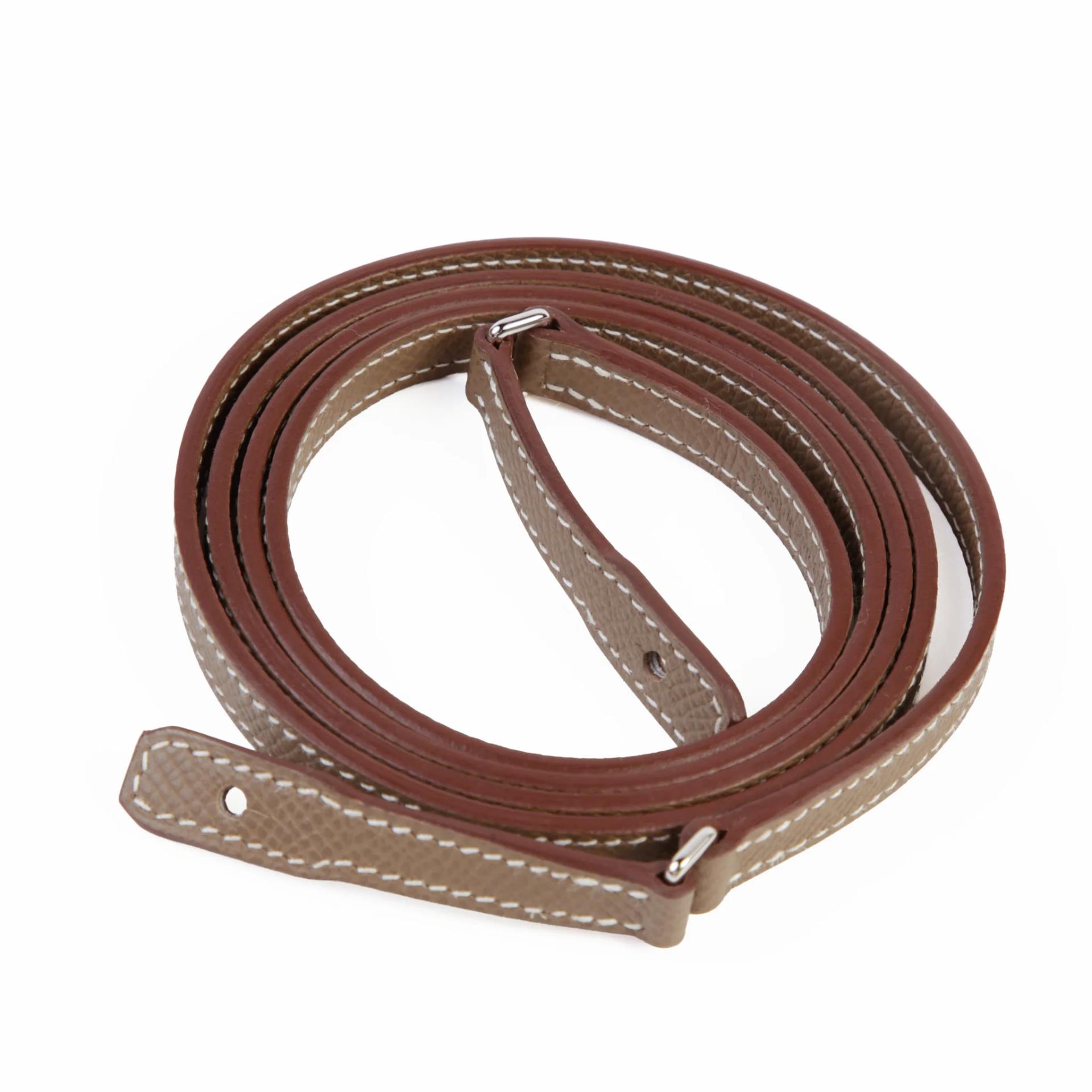 Brand New ( Rank N ) HERMÈS Kelly To Go Wallet Etoupe (18) Epsom Palladium hardware G (2026) - 14