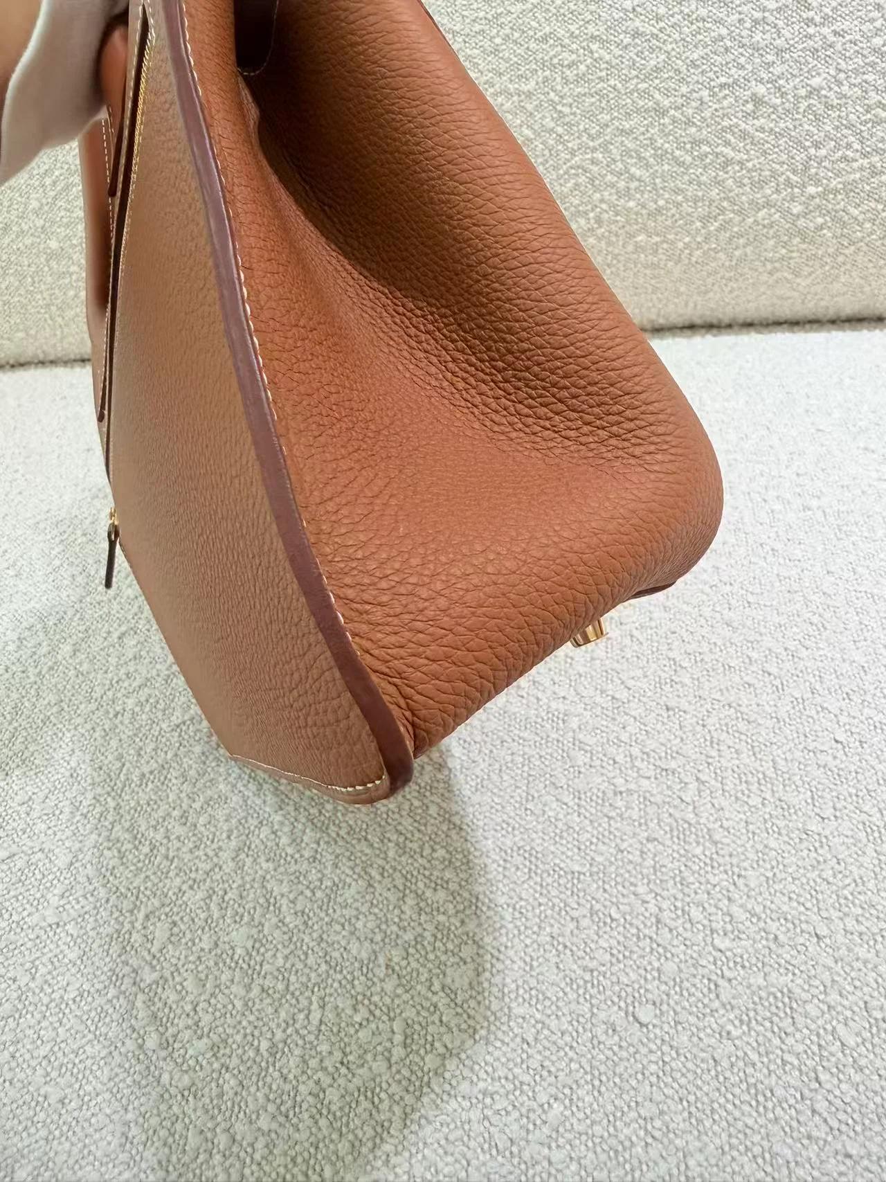Unused ( Rank NS ) HERMÈS Limited Edition Birkin 30 en Desordre Gold (37) Swift Togo Vache Hunter Gold hardware W (2024) - 9