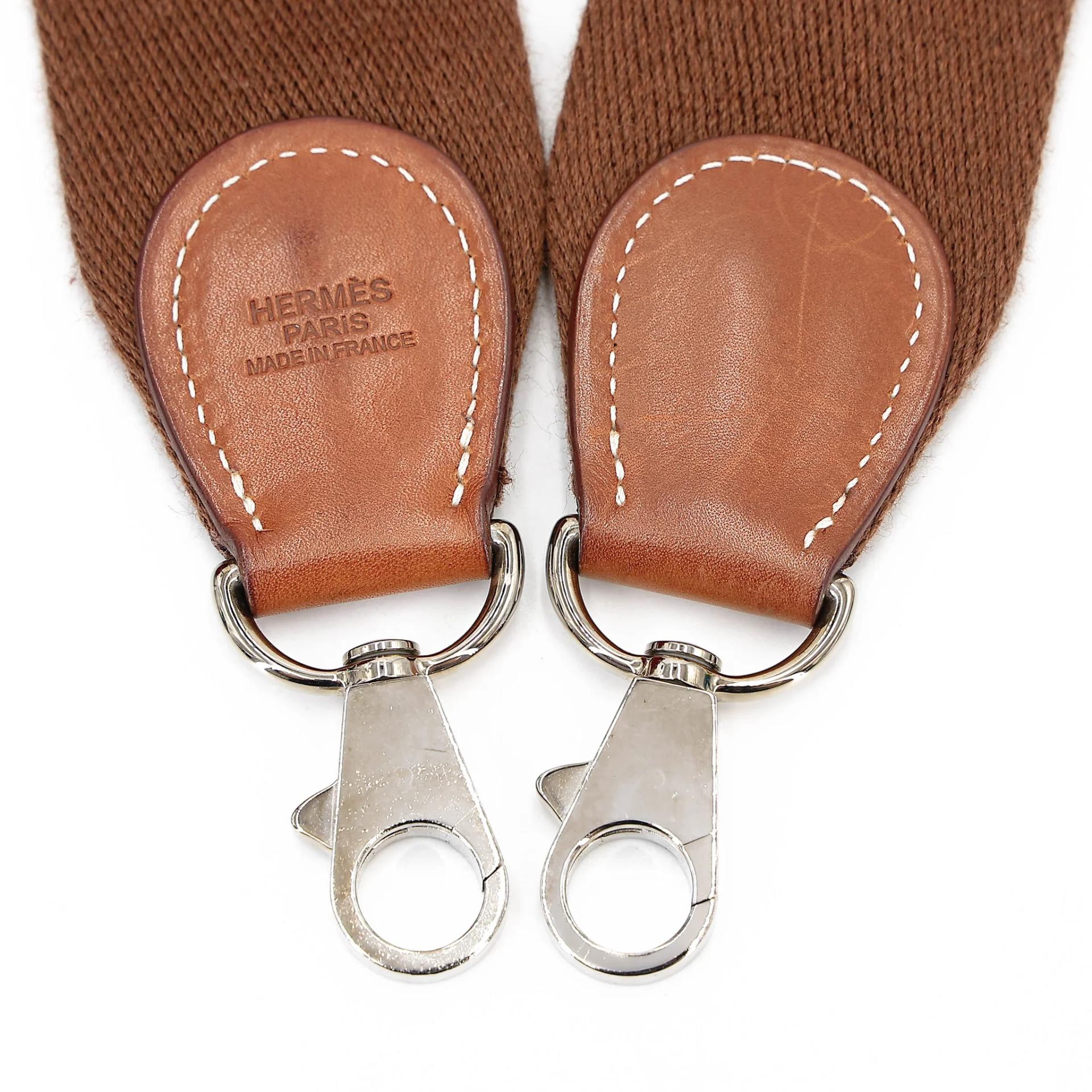 Good ( Rank AB) HERMÈS Limited Edition Kelly 28 Fauve (34) Gold (37) Barenia Palladium hardware Square O (2011) - 47