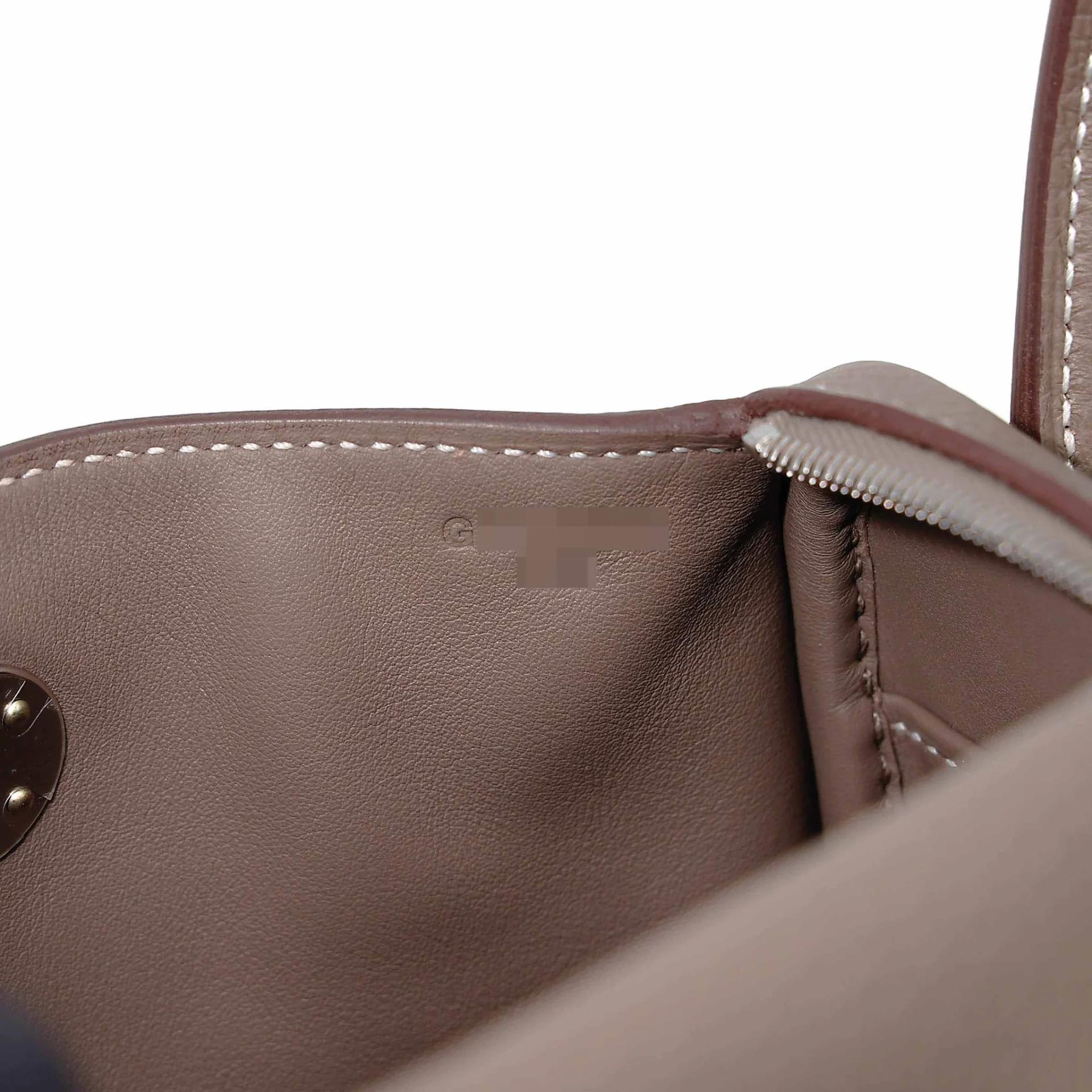 Brand New ( Rank N ) HERMÈS Mini Lindy Etoupe (18) Clemence Palladium hardware G (2026) - 14