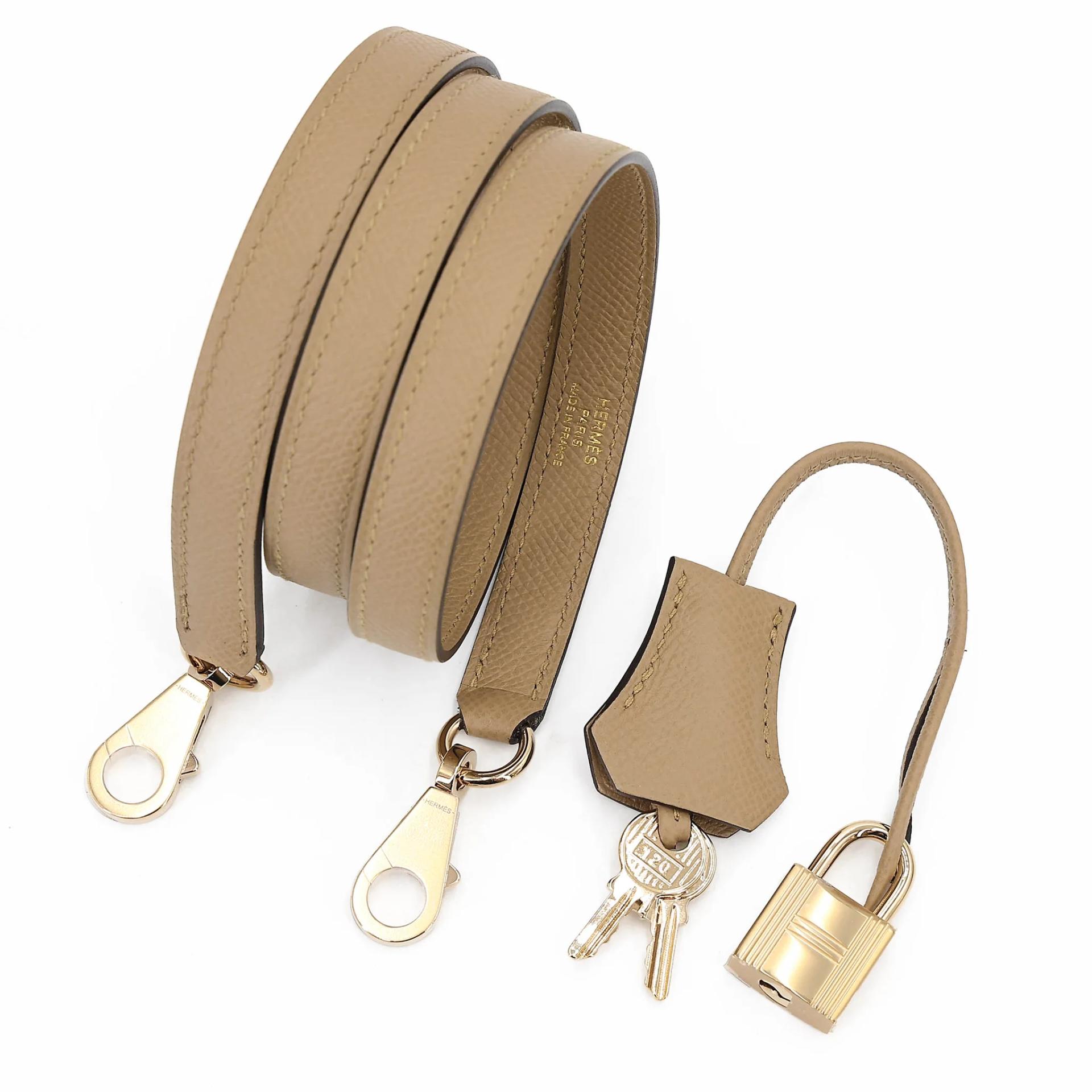 Brand New ( Rank N ) HERMÈS Kelly 25 Sellier Poussiere (1C) Epsom Permabrass hardware K (2025) - 20