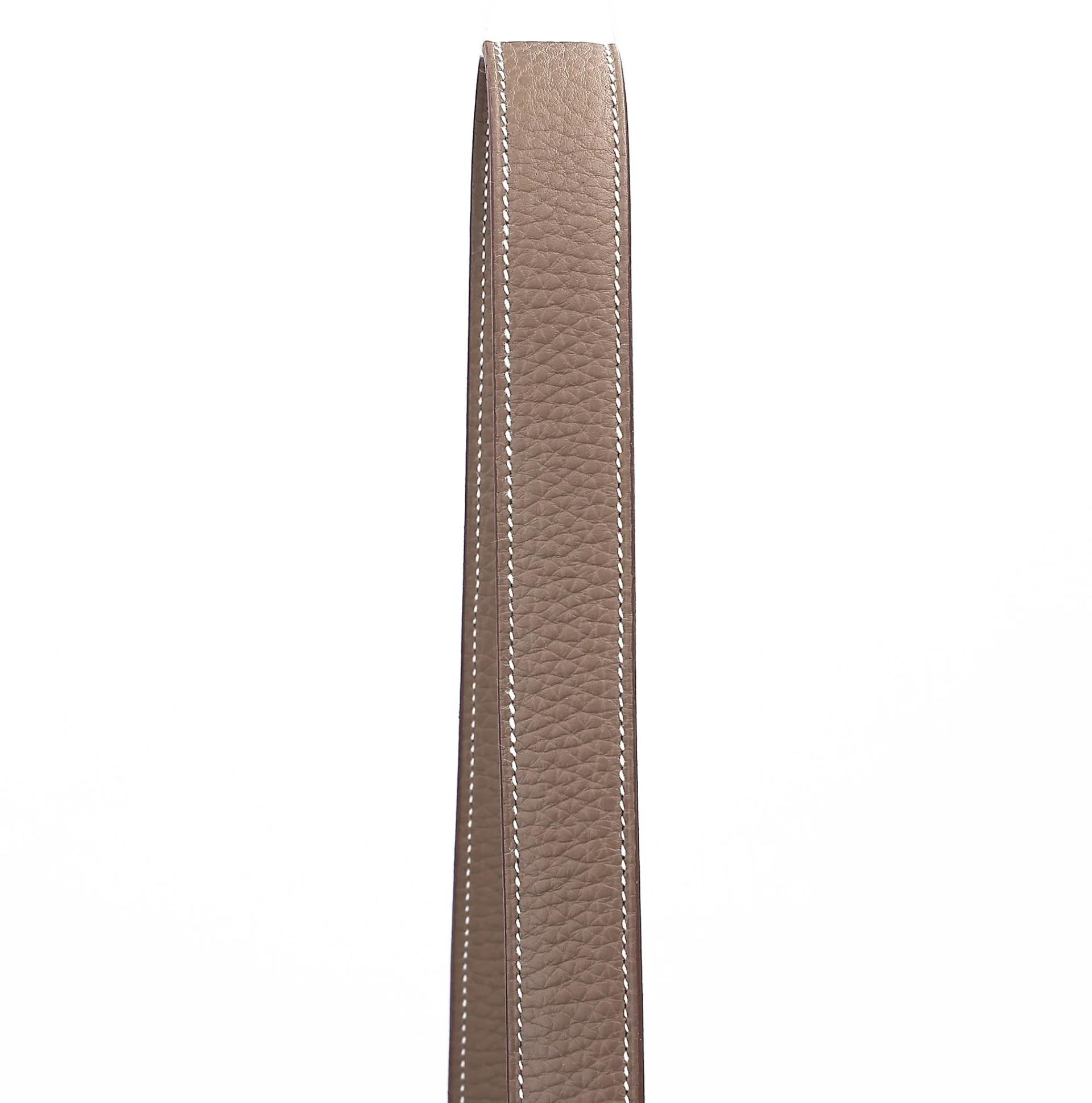 Brand New ( Rank N ) HERMÈS Mini Lindy Etoupe (18) Clemence Palladium hardware G (2026) - 3