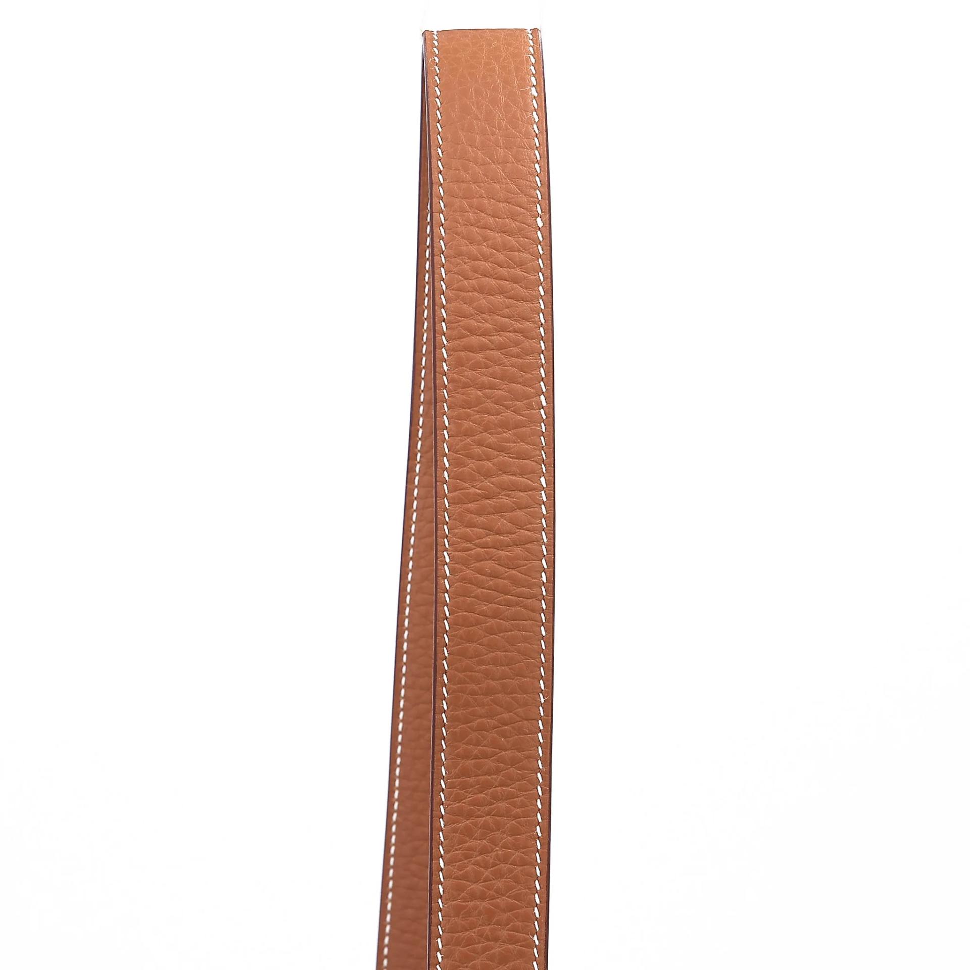 Brand New ( Rank N ) HERMÈS Mini Lindy II Gold (37) Clemence Palladium hardware K (2025) - 3