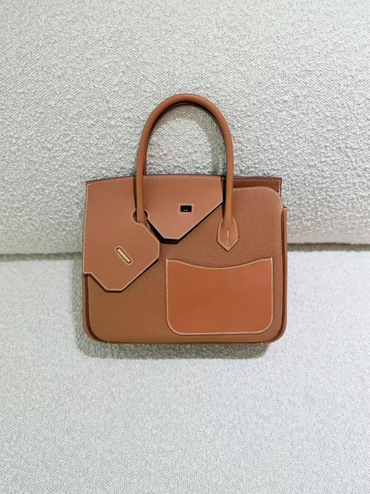 Unused ( Rank NS ) HERMÈS Limited Edition Birkin 30 en Desordre Gold (37) Swift Togo Vache Hunter Gold hardware W (2024) - 3