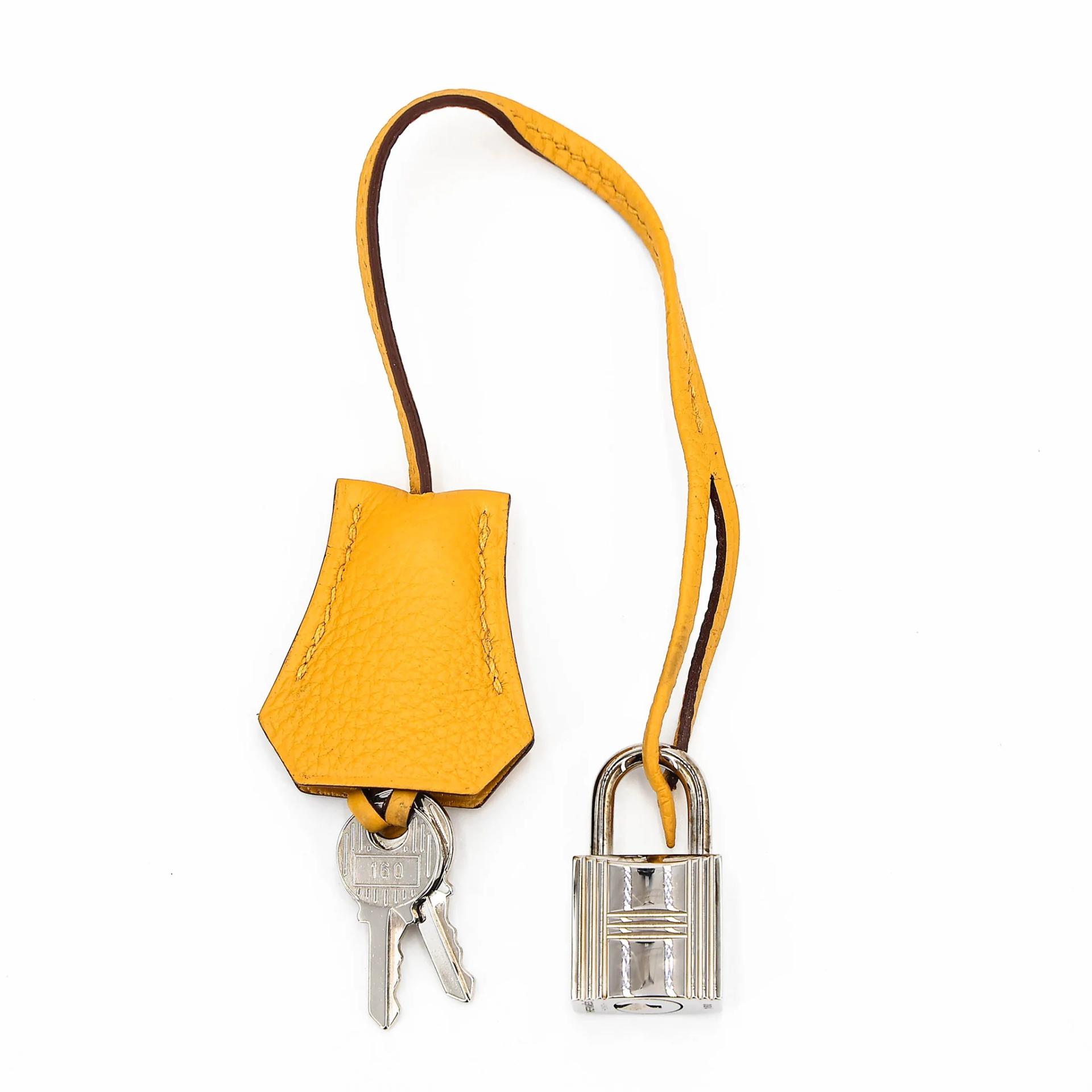 Very Good ( Rank A) HERMÈS Birkin 30 Jaune Ambre (9D) Togo Palladium hardware C (2018) - 23