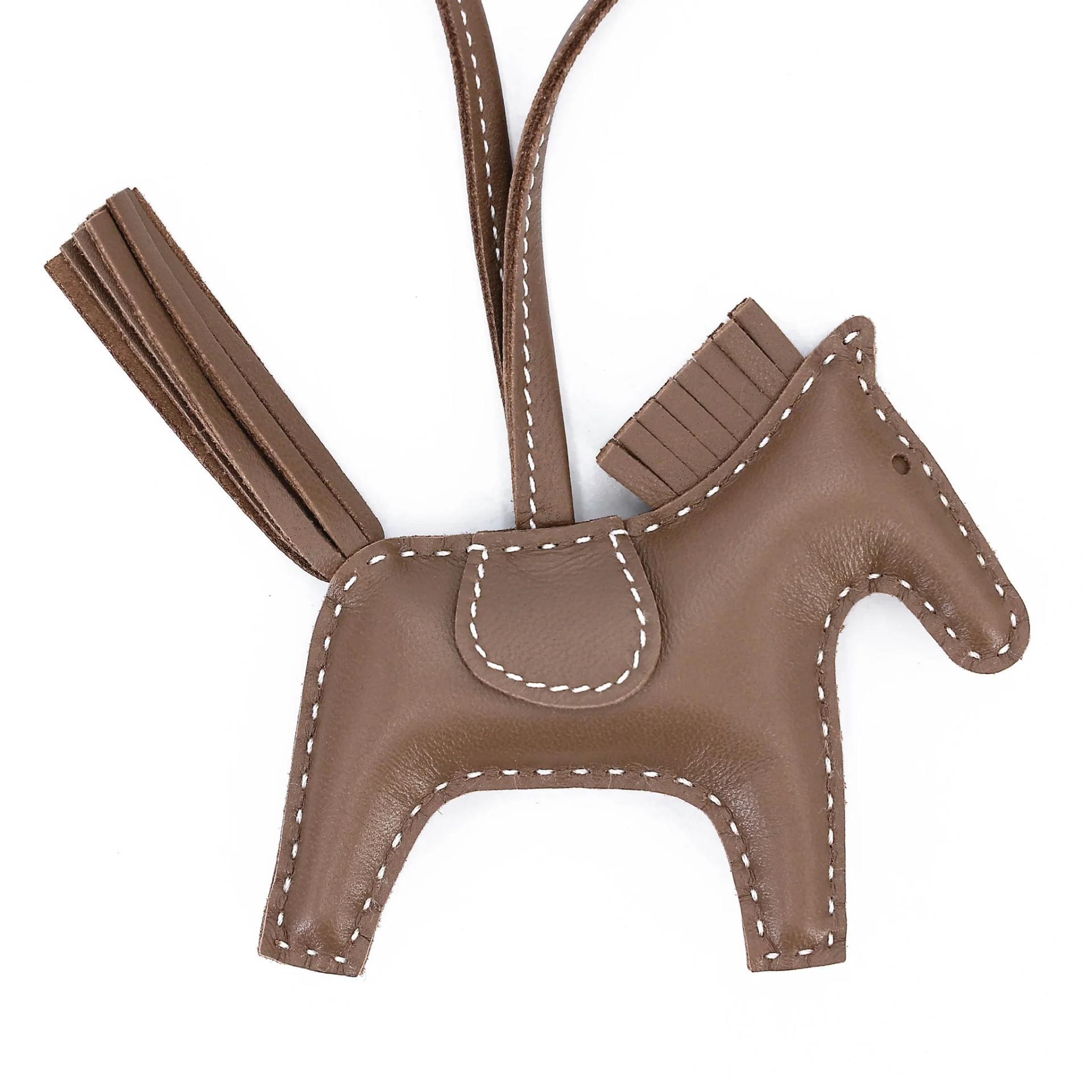 Brand New ( Rank N ) HERMÈS Rodeo PM Etoupe (18) Agneau Milo W (2024) - 6