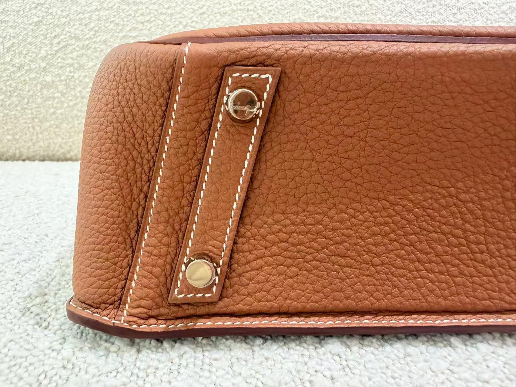 Unused ( Rank NS ) HERMÈS Limited Edition Birkin 30 en Desordre Gold (37) Swift Togo Vache Hunter Gold hardware W (2024) - 16