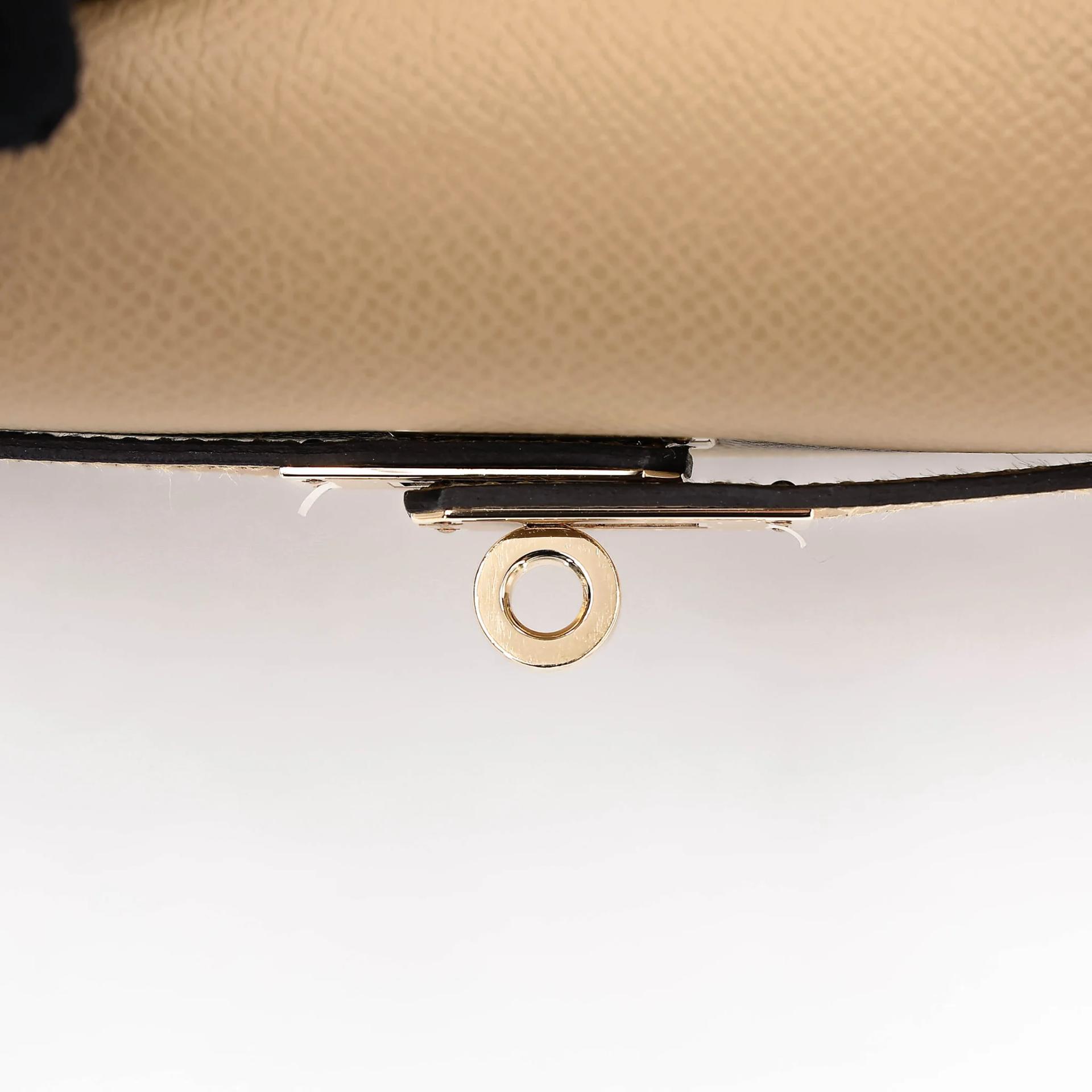 Brand New ( Rank N ) HERMÈS Kelly 25 Sellier Poussiere (1C) Epsom Permabrass hardware K (2025) - 10