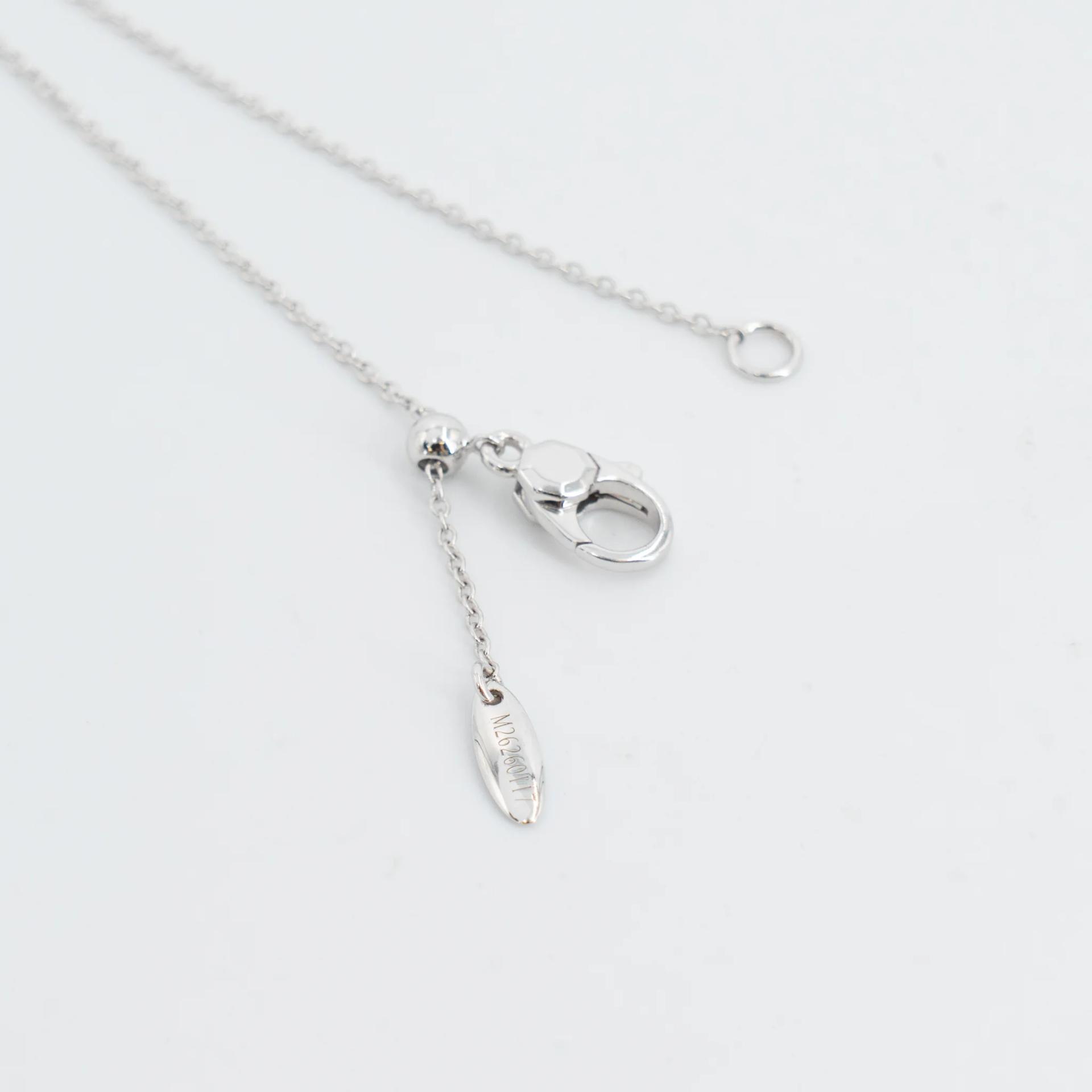 ランク N 新品 Mira THE MIRA ルビー ネックレス レッド K18ホワイトゴールド - 7
