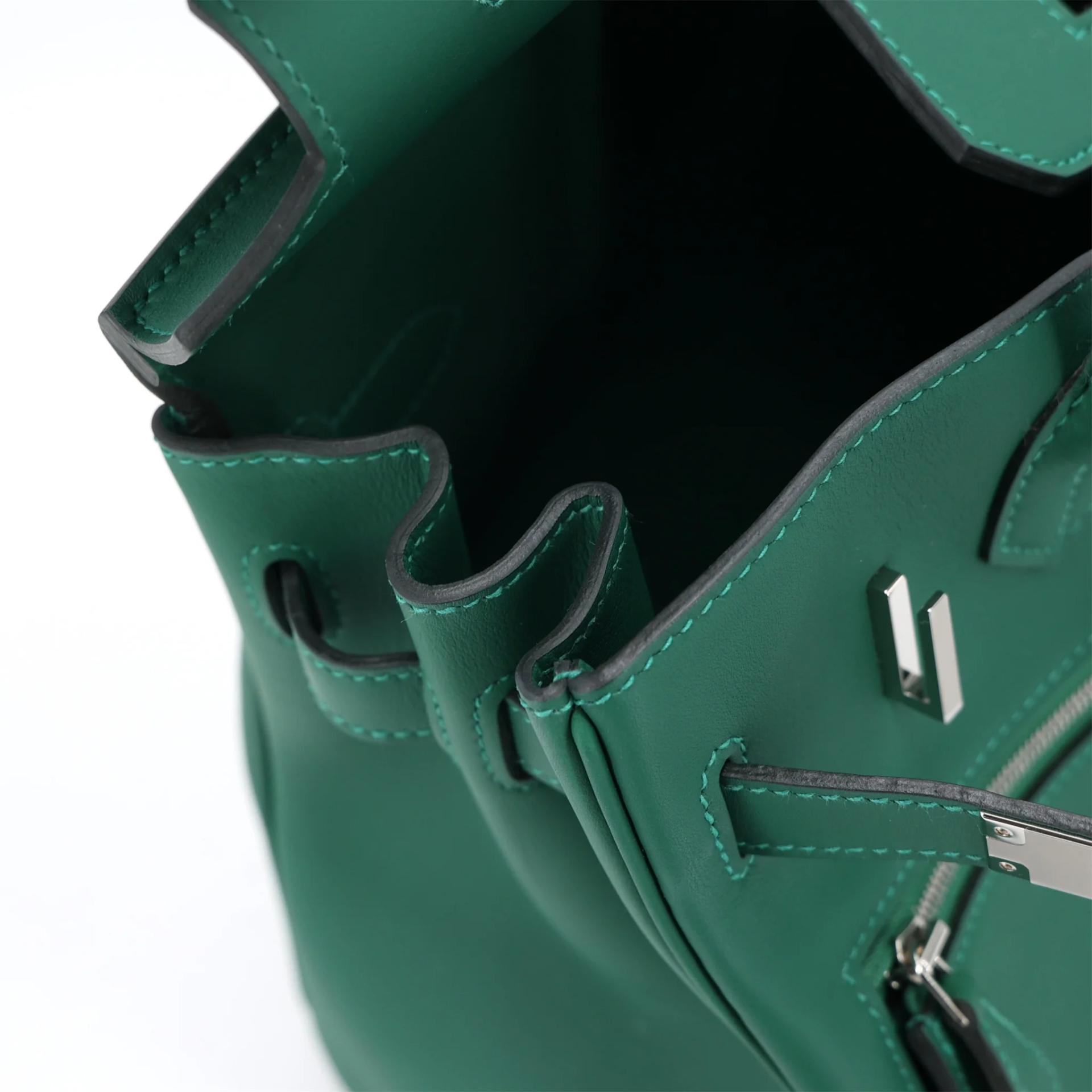全新 HERMÈS 愛馬仕 Birkin 30 Colormatic 65 Vert Moyen 寶石綠 Swift牛皮 銀扣 K刻 2025年 - 12