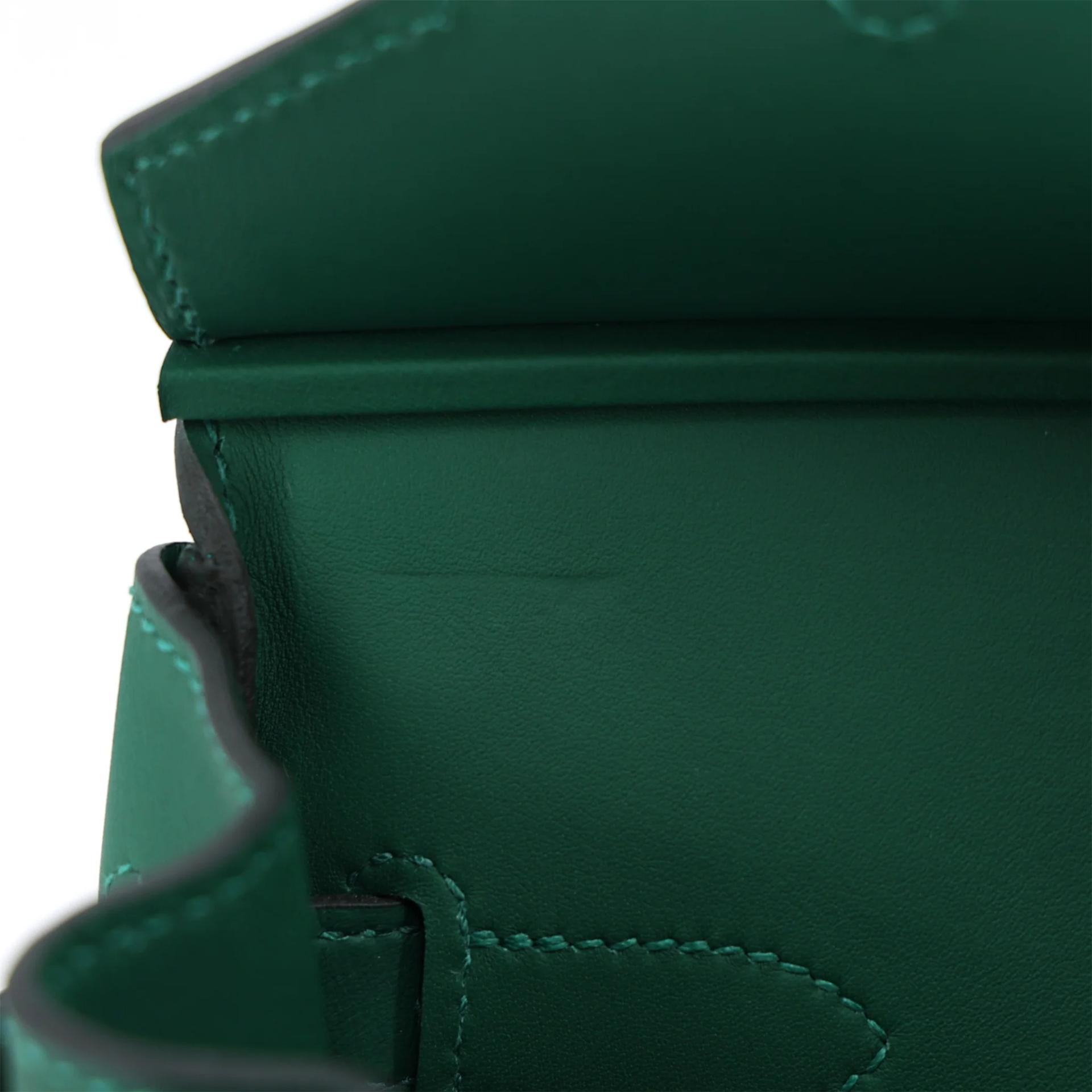 全新 HERMÈS 愛馬仕 Birkin 30 Colormatic 65 Vert Moyen 寶石綠 Swift牛皮 銀扣 K刻 2025年 - 14
