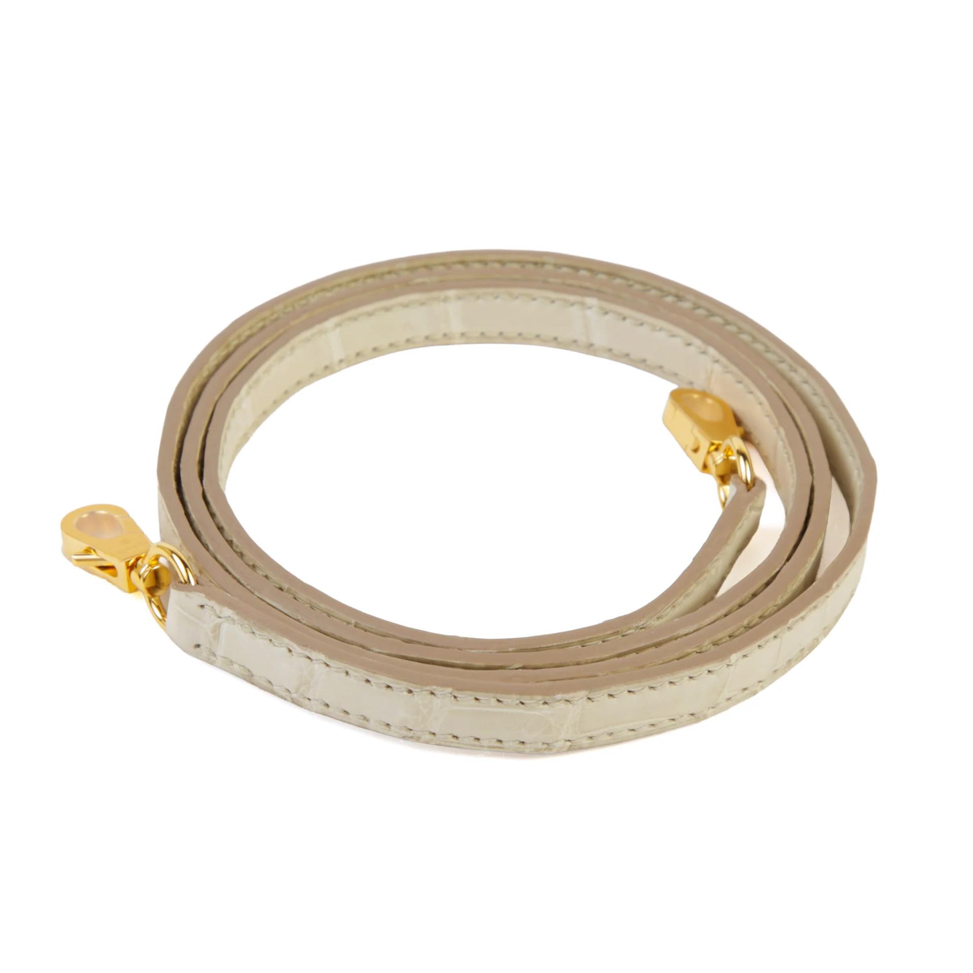 Unused ( Rank NS ) HERMÈS Mini Kelly II Beton (8L) Matte Alligator Gold hardware U (2022) - 14