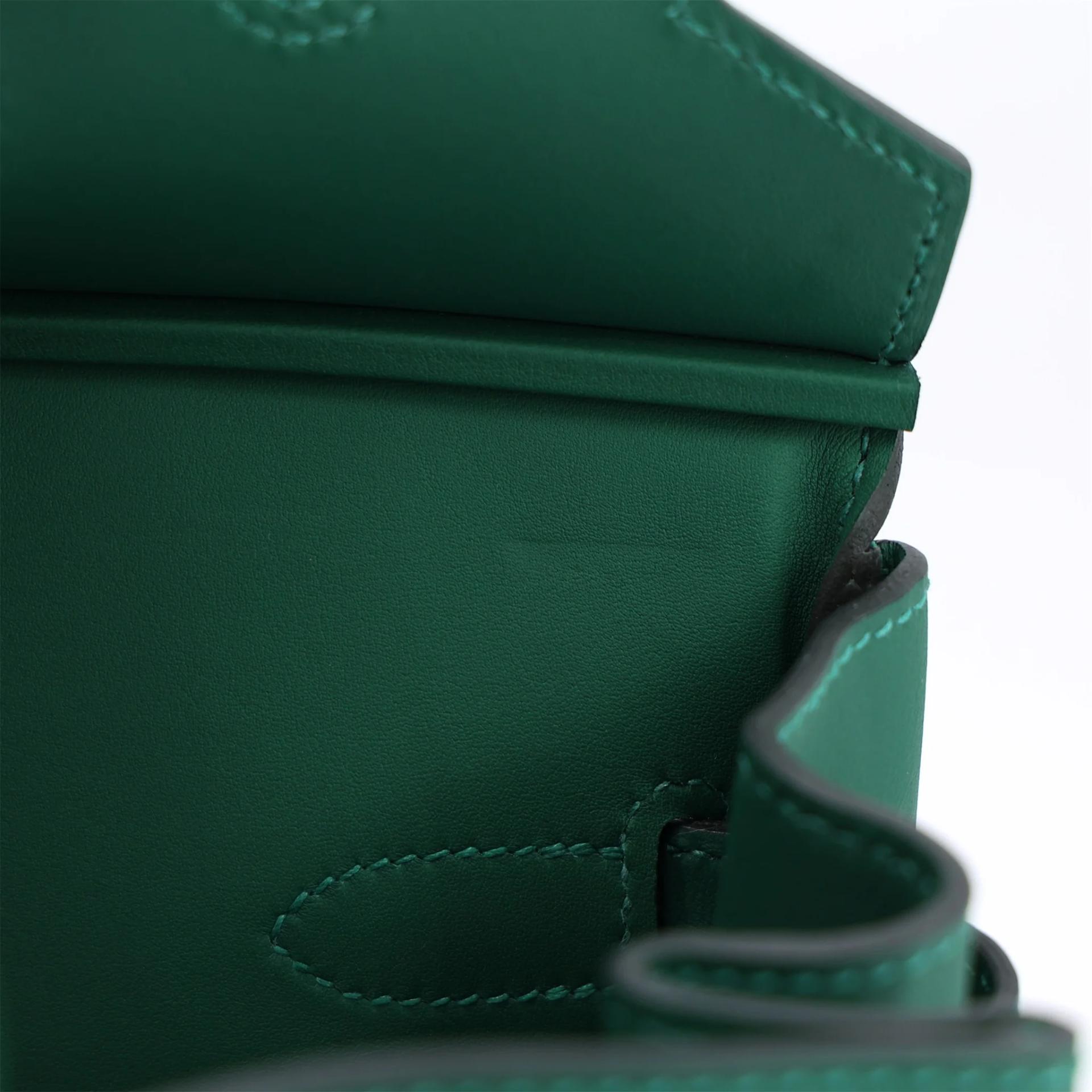 全新 HERMÈS 愛馬仕 Birkin 30 Colormatic 65 Vert Moyen 寶石綠 Swift牛皮 銀扣 K刻 2025年 - 15