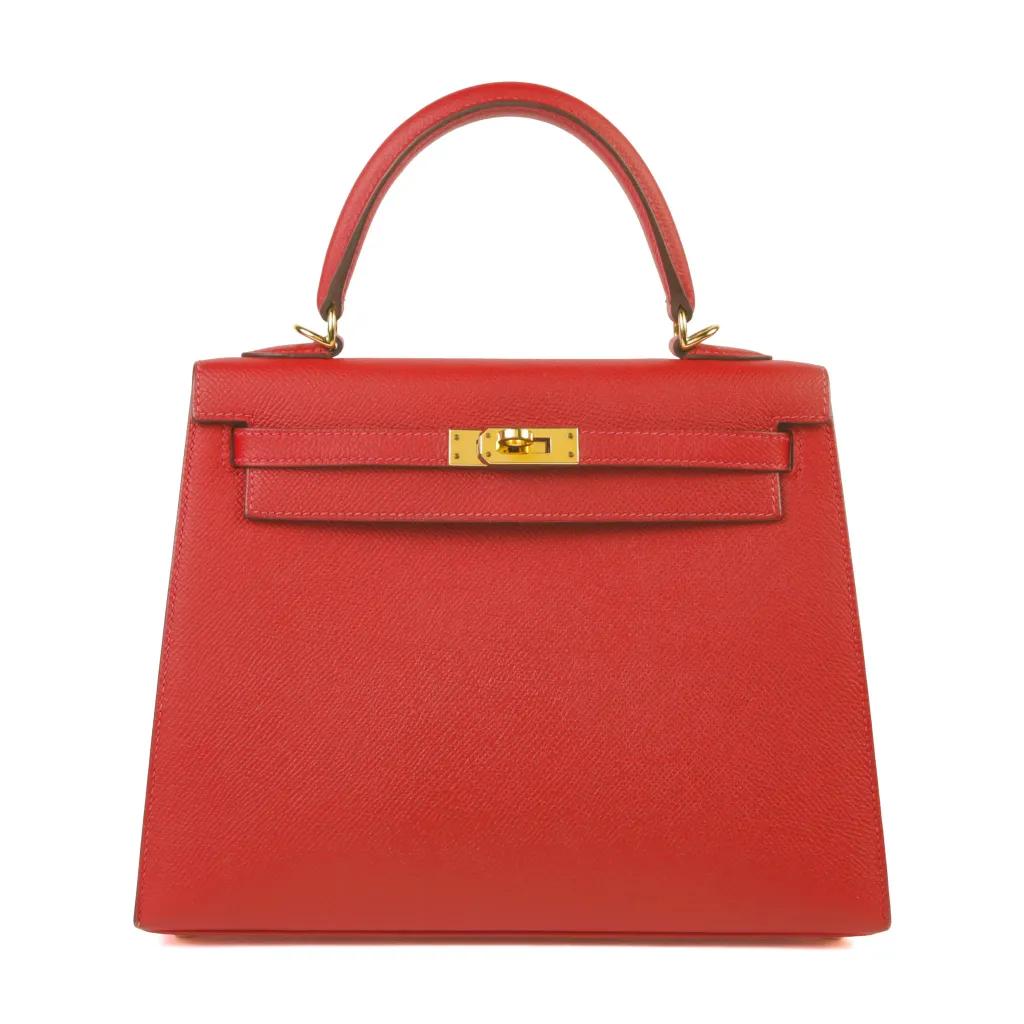 Kelly 25 Sellier Rouge Casaque (Q5)