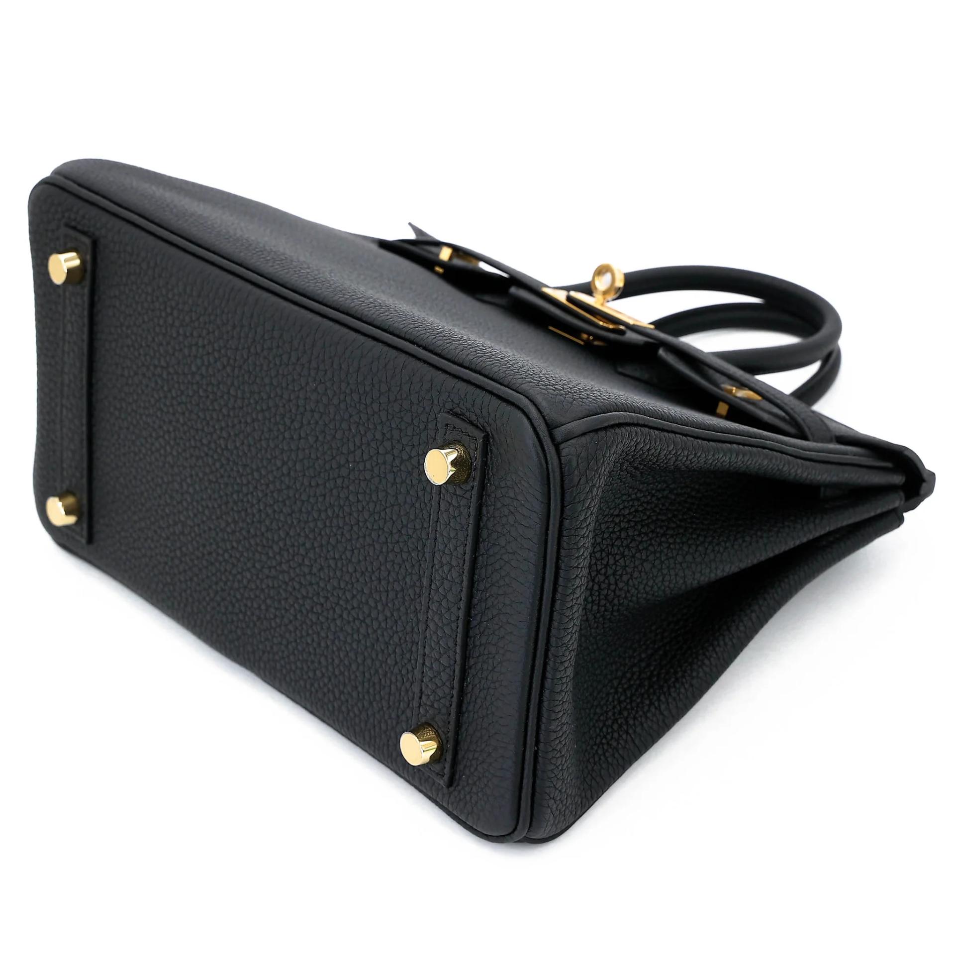 Brand New ( Rank N ) HERMÈS Birkin 25 Noir (89) Togo Gold hardware G (2026) - 4