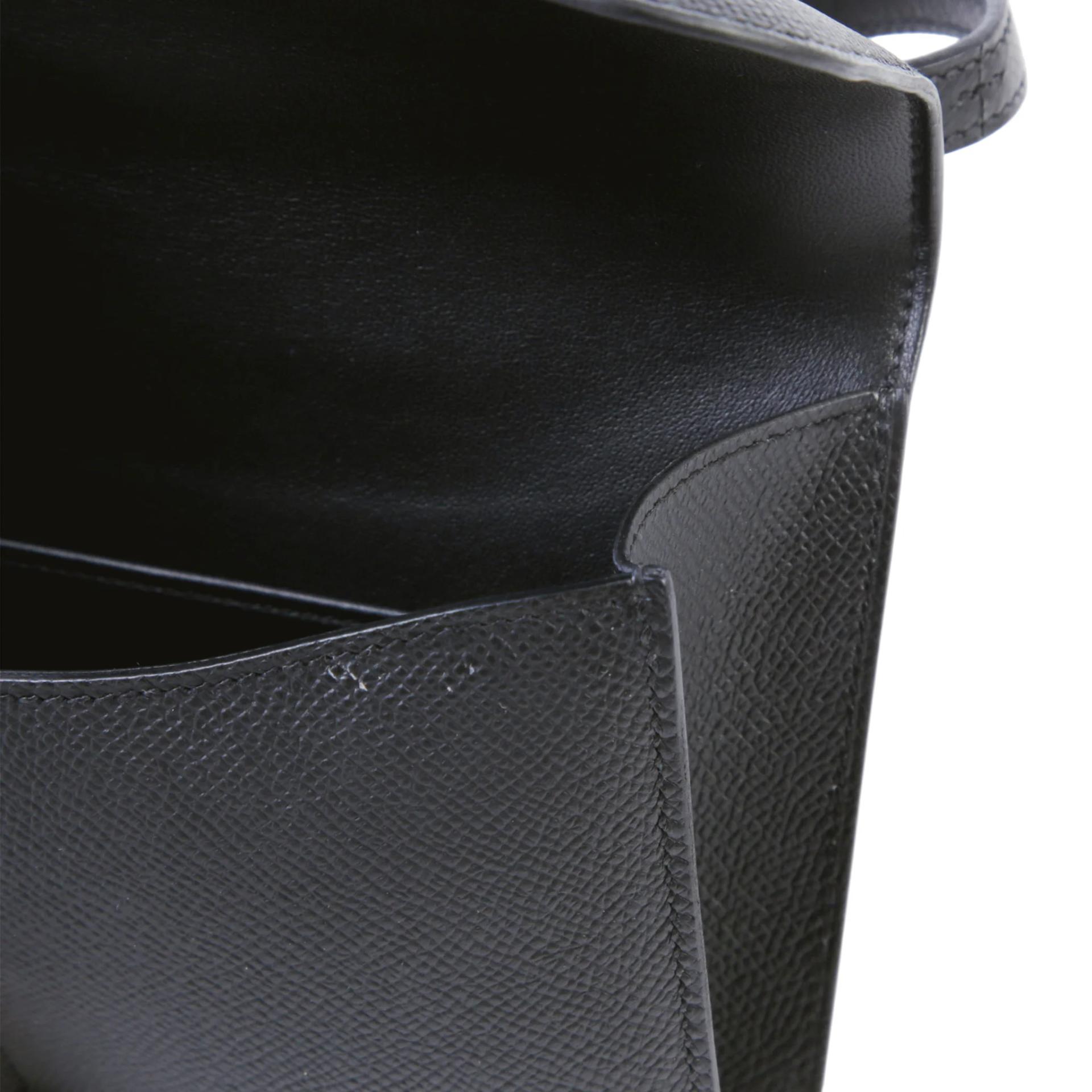 全新 HERMÈS 愛馬仕 Constance 康康 Elan 89 黑色 Noir (Black) Epsom牛皮 銀扣 K刻 2025年 - 12