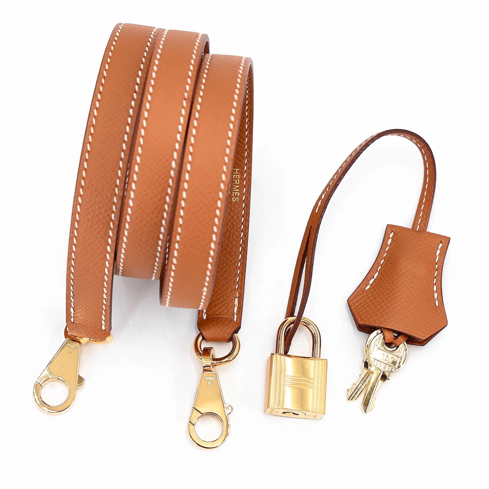未使用保存品 HERMÈS 愛馬仕 Kelly 28 外縫 37 金棕色 Gold Epsom牛皮 金扣 Y刻 2020年 - 24