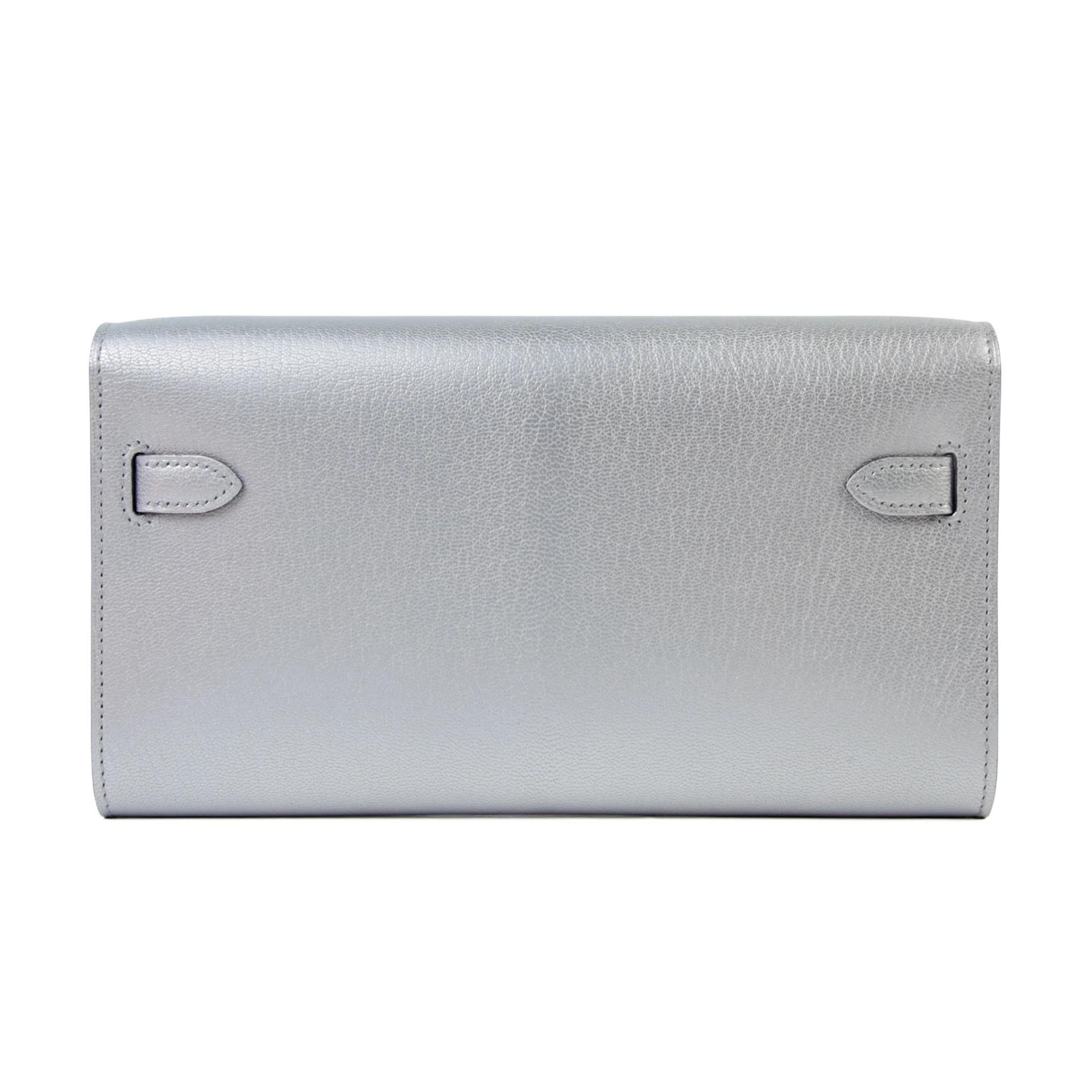 Kelly To Go 錢包 05 銀色 Argent