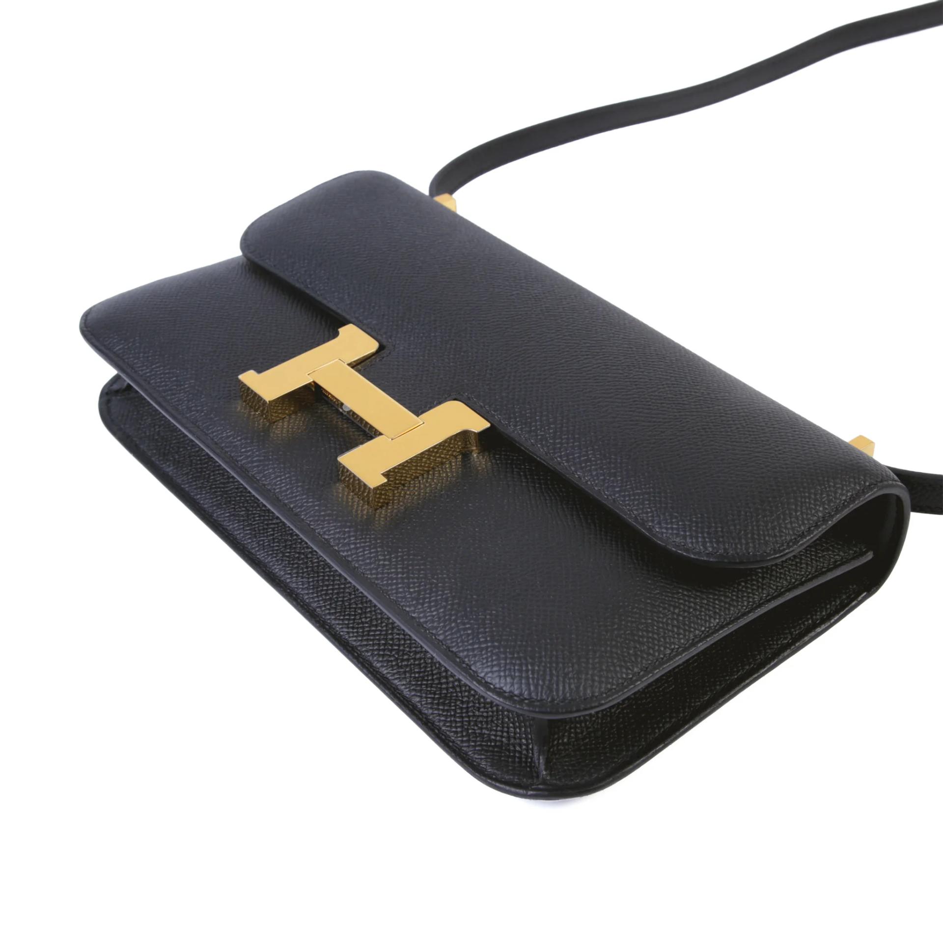 全新 HERMÈS 愛馬仕 Constance 康康 Elan 89 黑色 Noir (Black) Epsom牛皮 金扣 G刻 2026年 - 5