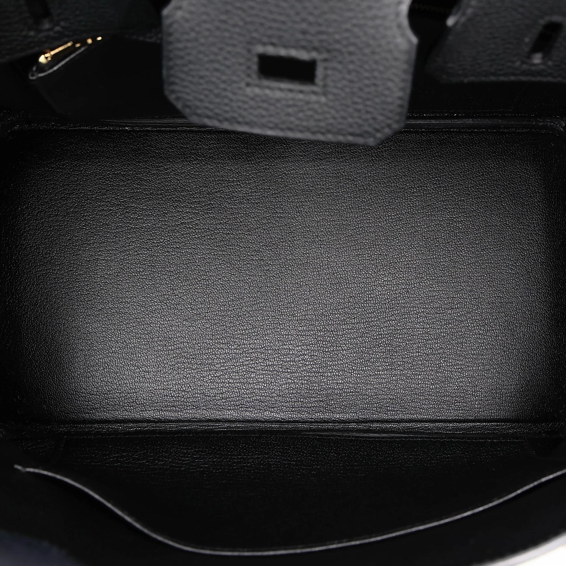 Brand New ( Rank N ) HERMÈS Birkin 25 Noir (89) Togo Gold hardware G (2026) - 15