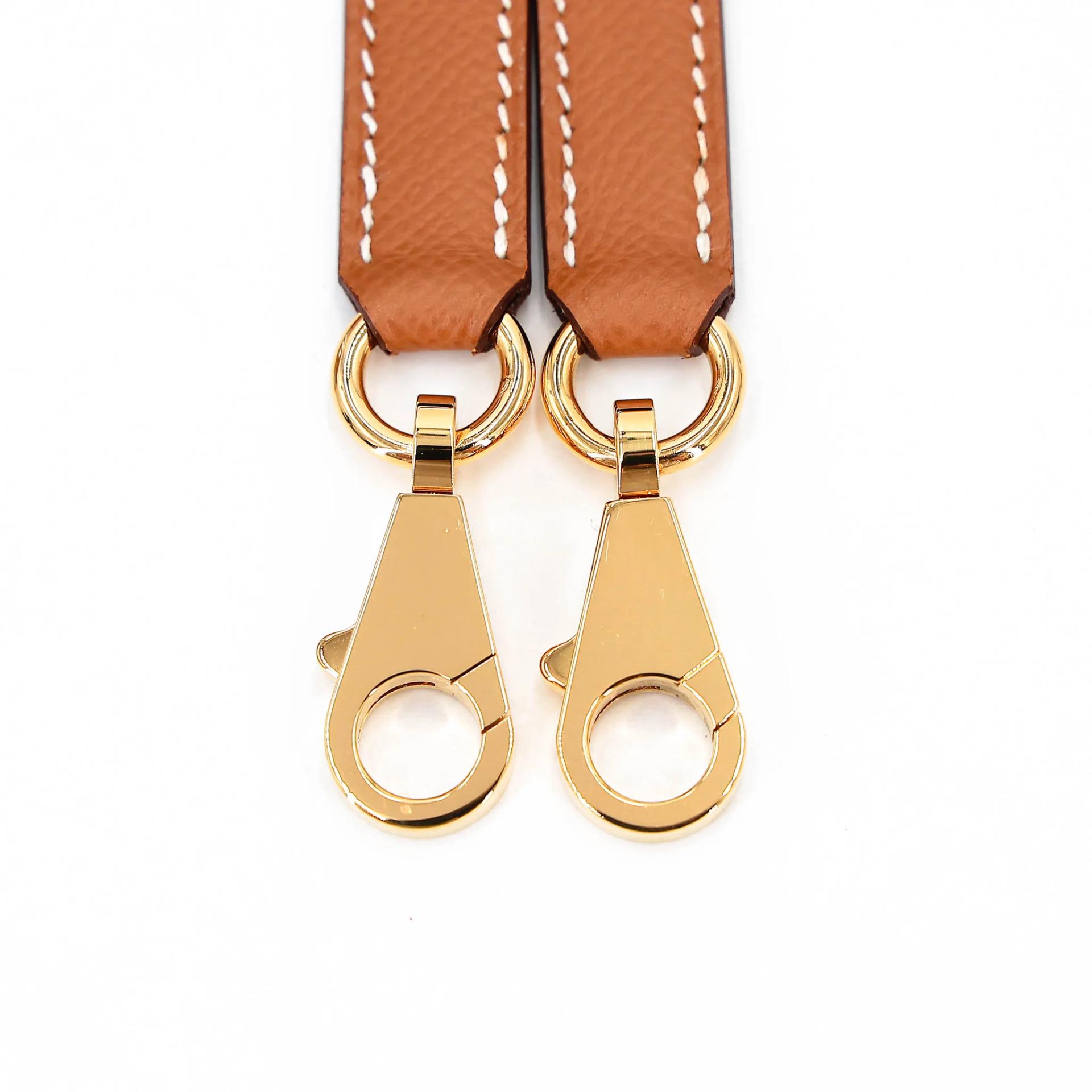 未使用保存品 HERMÈS 愛馬仕 Kelly 28 外縫 37 金棕色 Gold Epsom牛皮 金扣 Y刻 2020年 - 26