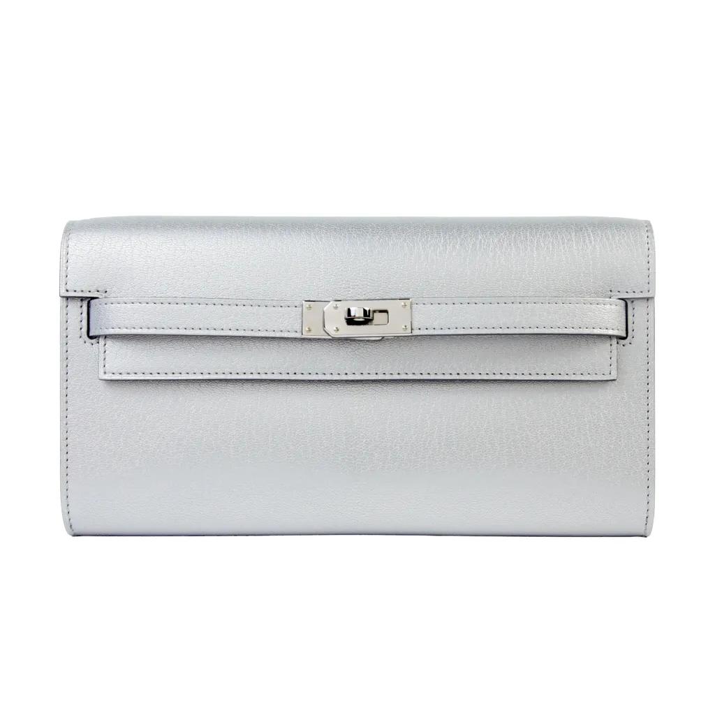 Kelly To Go 錢包 05 銀色 Argent