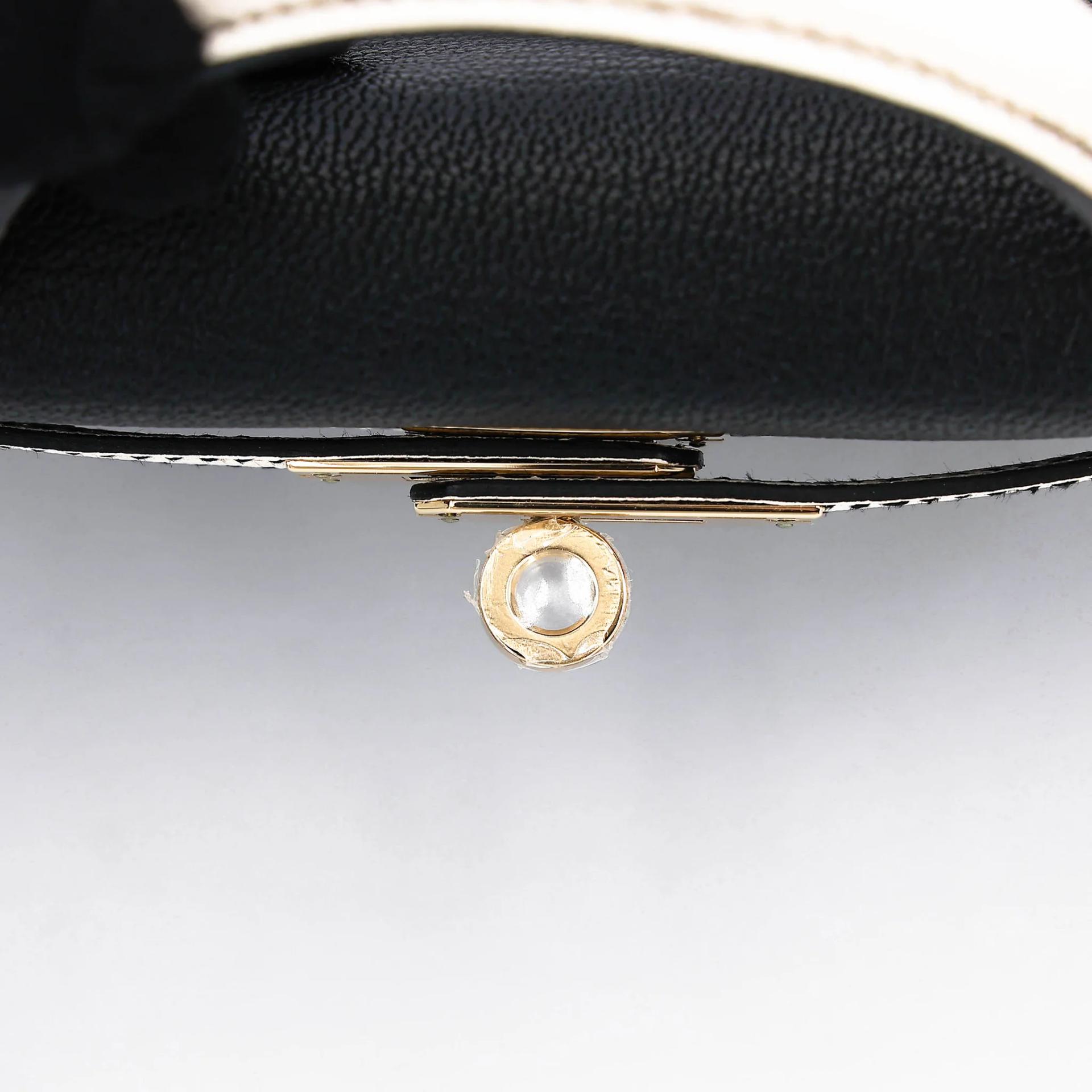 全新 HERMÈS 愛馬仕 馬蹄印定制 Mini Kelly 二代 HSS 89 黑色 Noir (Black) I2 奶油白 Nata Chevre Mysore山羊皮 香檳金扣 K刻 2025年 - 9